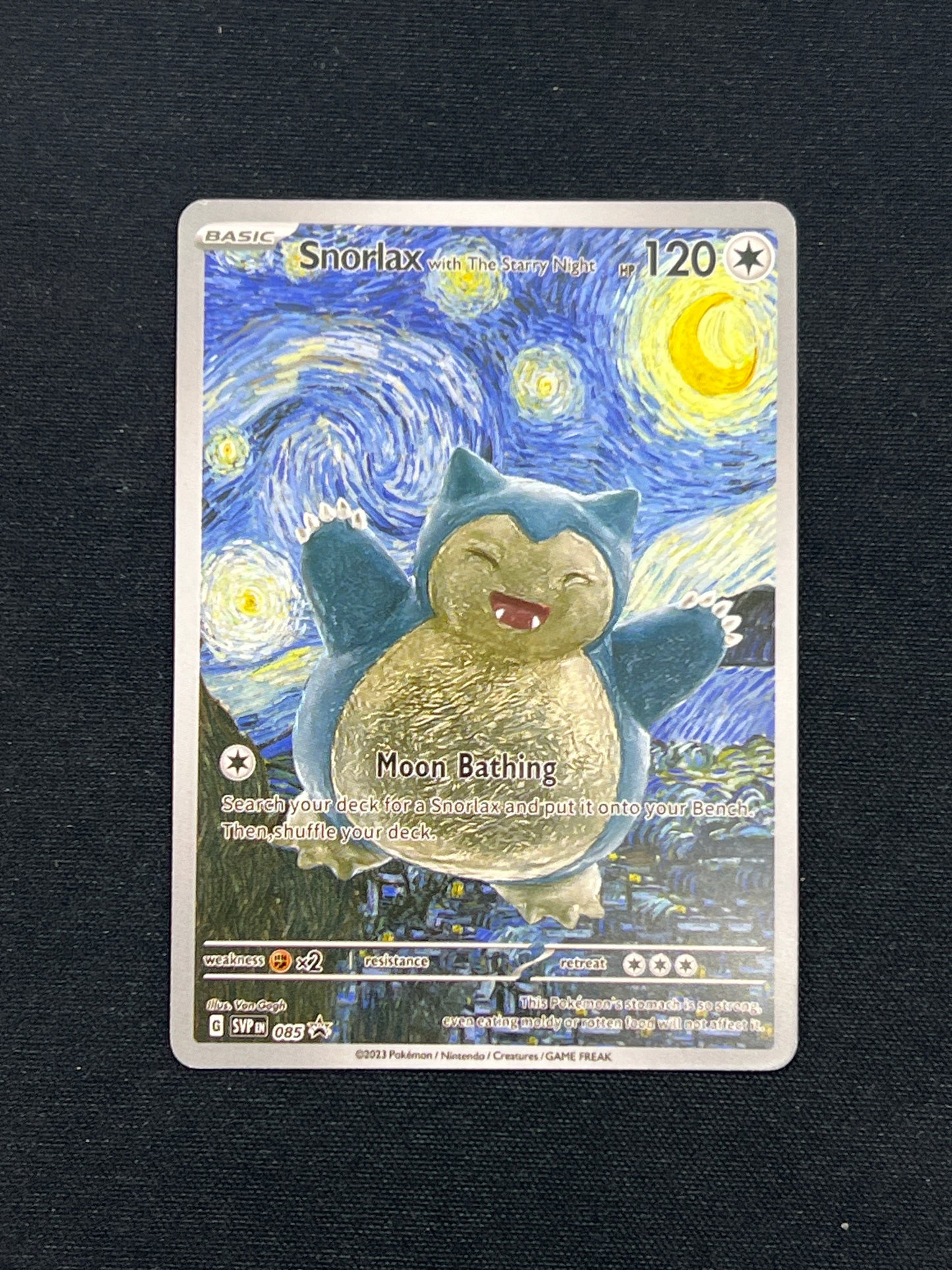 Auction Lot 427: Pokemon Cards CUSTOM Snorlax Van Gogh Conditions Vary