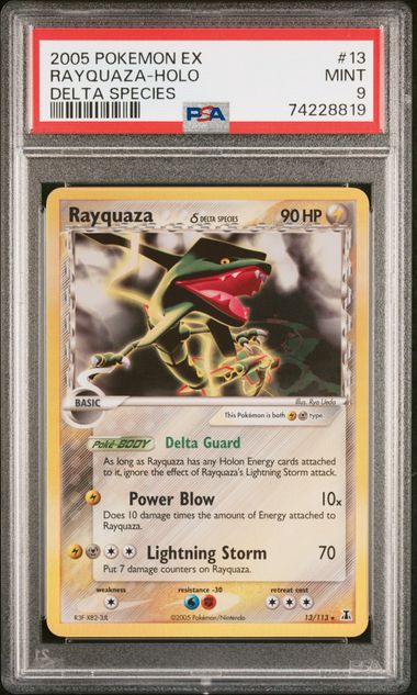 Rayquaza 2005 Delta Species Psa 9