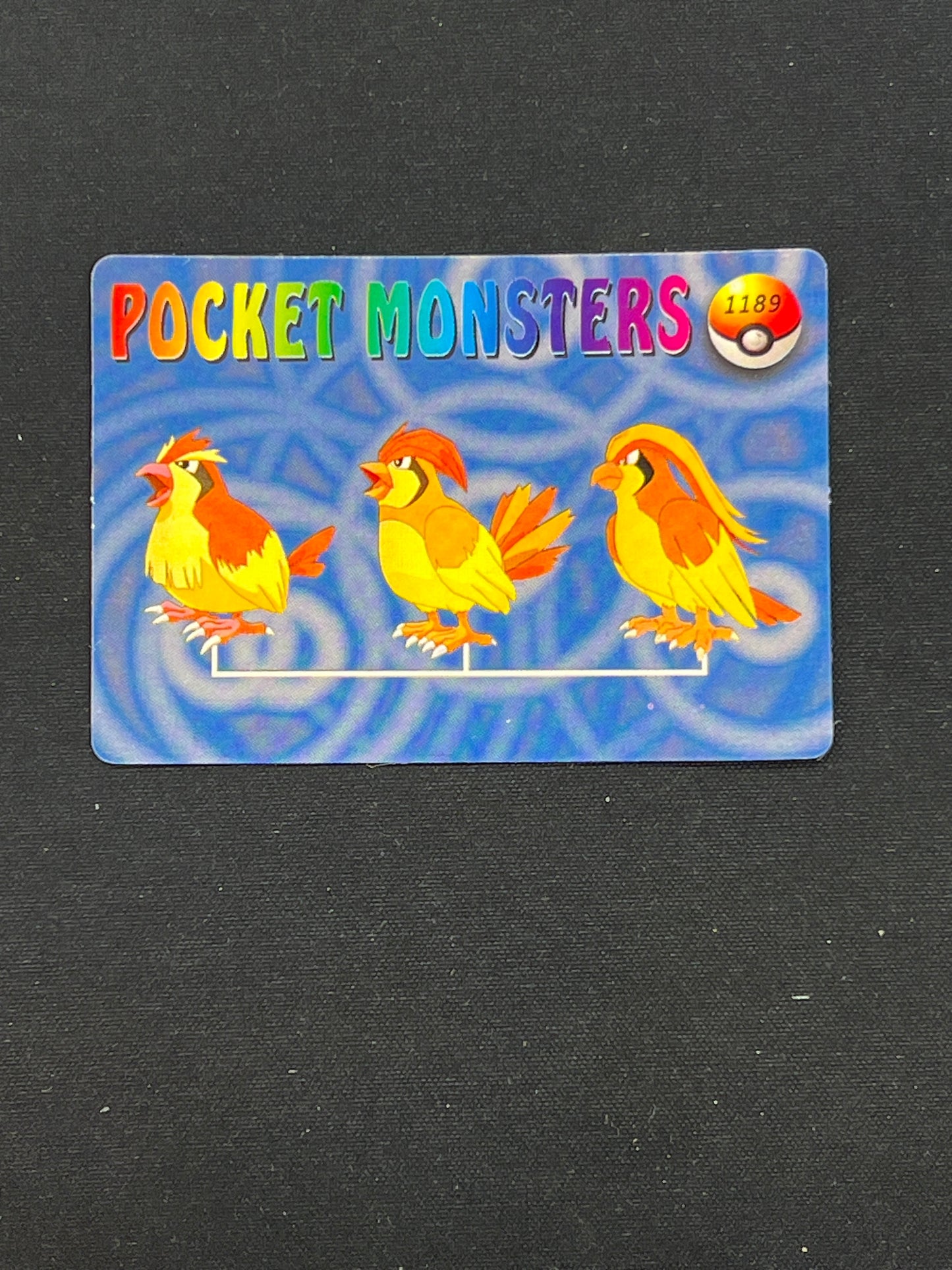 Auction Lot 104: Pokemon Pikachu and Raichu Prism Sticker