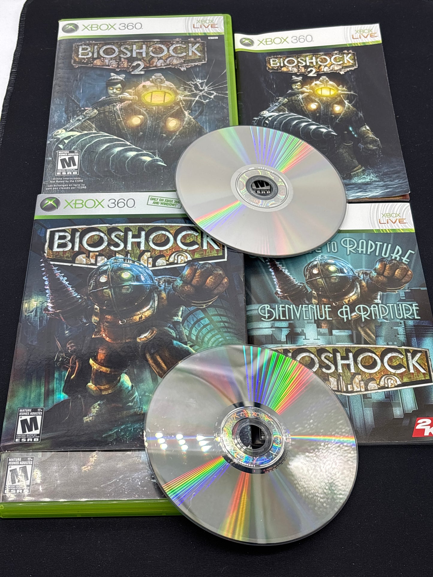 Auction Lot 128: XBOX 360 Video Game Lot of 2 Bioshock 1 2