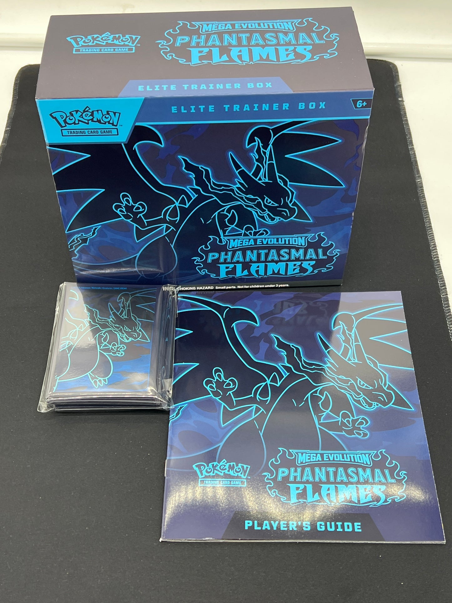 Auction Lot 202: Pokemon Phantasmal Flames EMPTY ETB With Accesories
