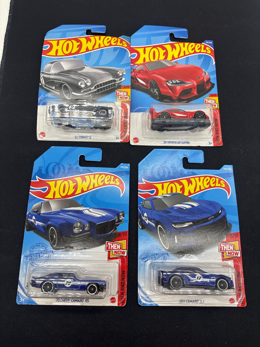 Auction Lot 54: Hot Wheels Lot of 4 Then Now Sealed