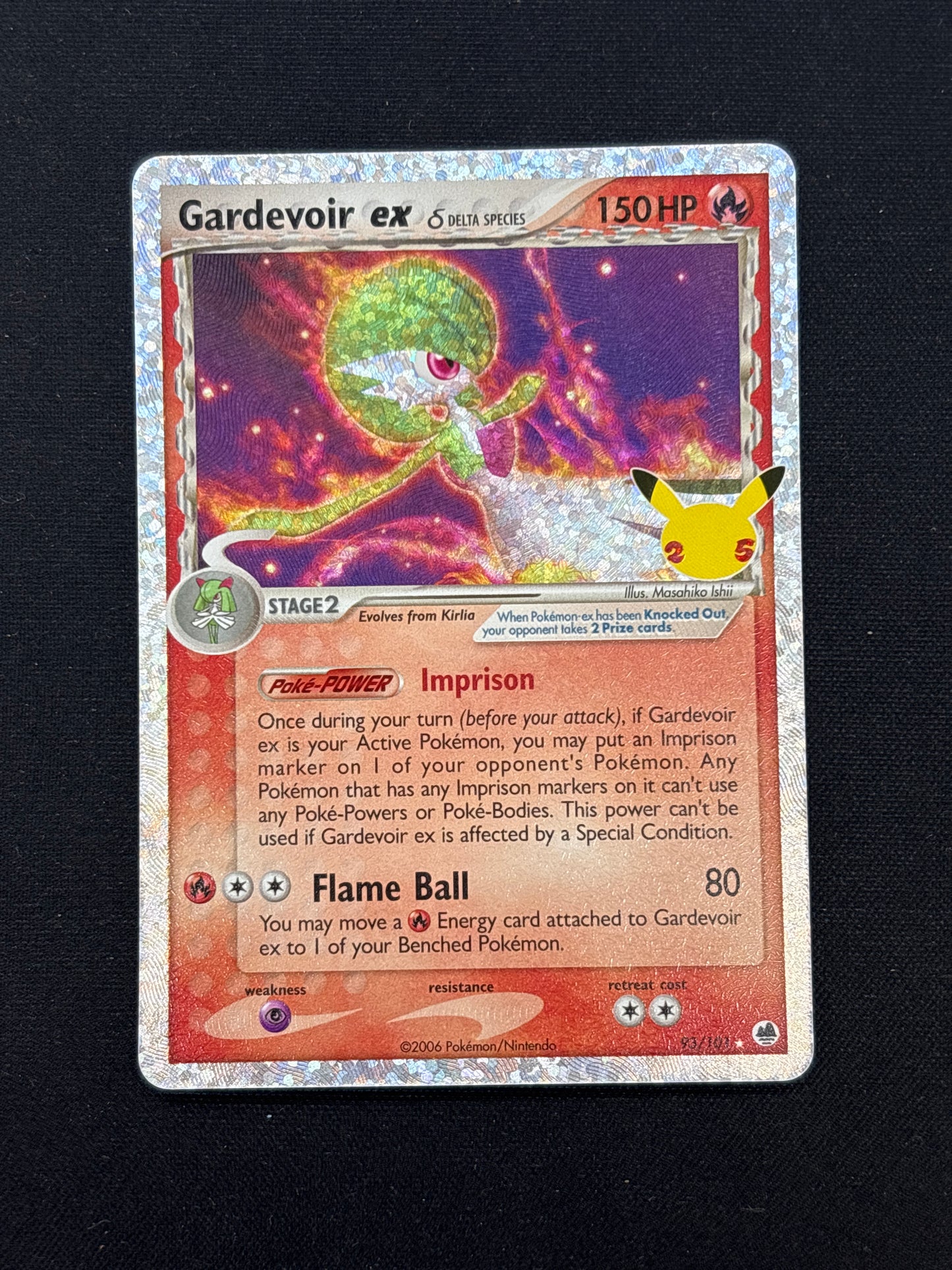 Auction Lot 273: Gardevoir EX Celebrations Card Conditions Vary