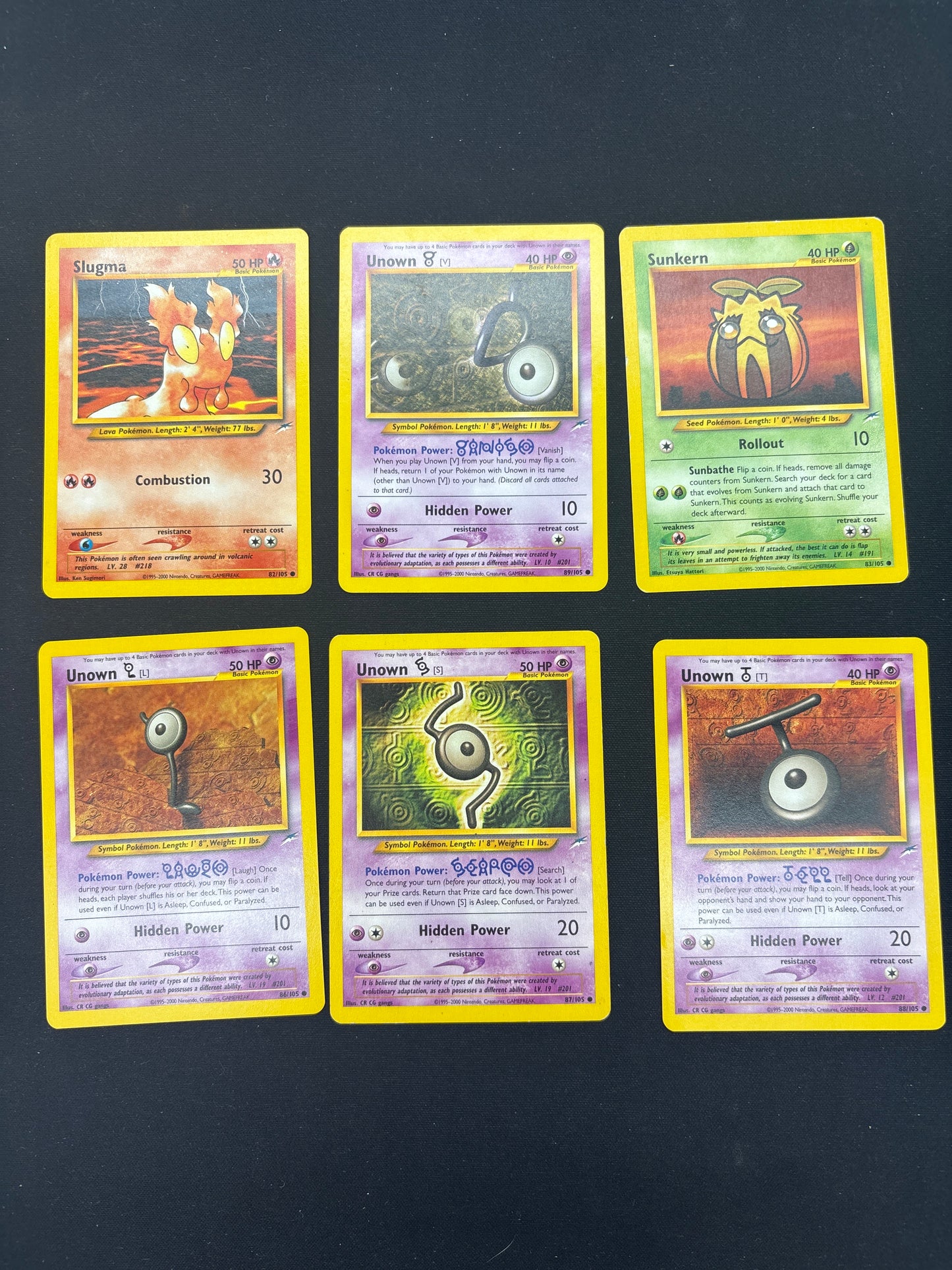 Auction Lot 28: Pokemon Neo Destiny Card Lot 4 Conditions Vary