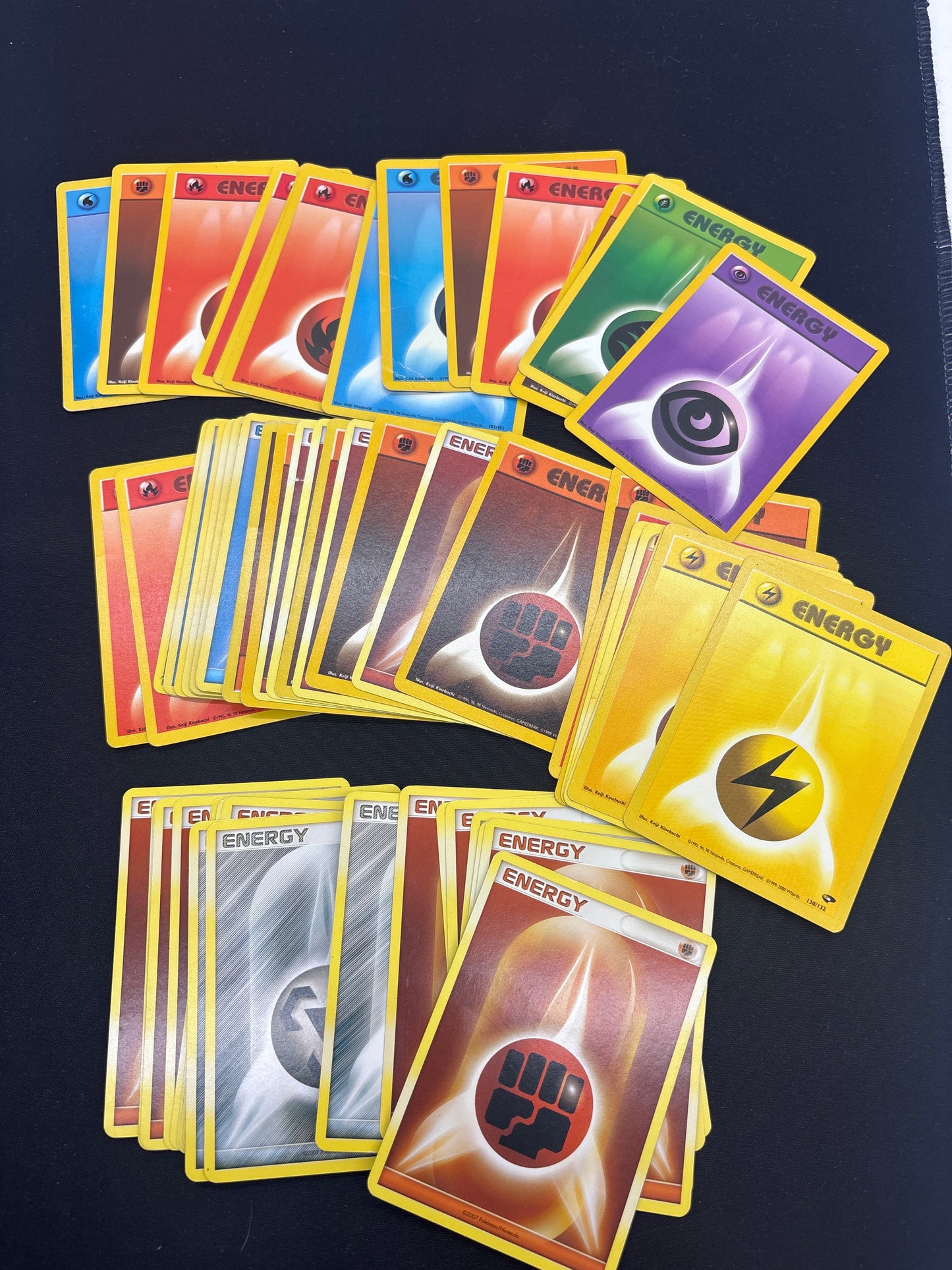 Auction Lot 116: Pokemon Cards Assorted WOTC Energy Stack Conditions Vary