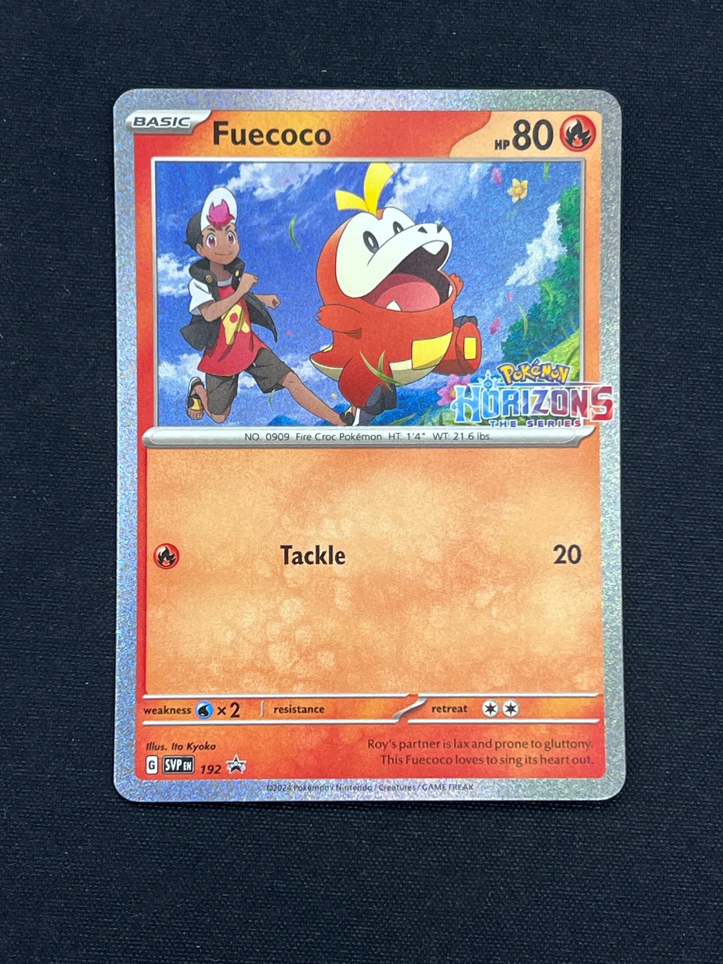 Auction Lot 390: Pokemon Cards Fuecoco Horizons SV Promo Conditions Vary