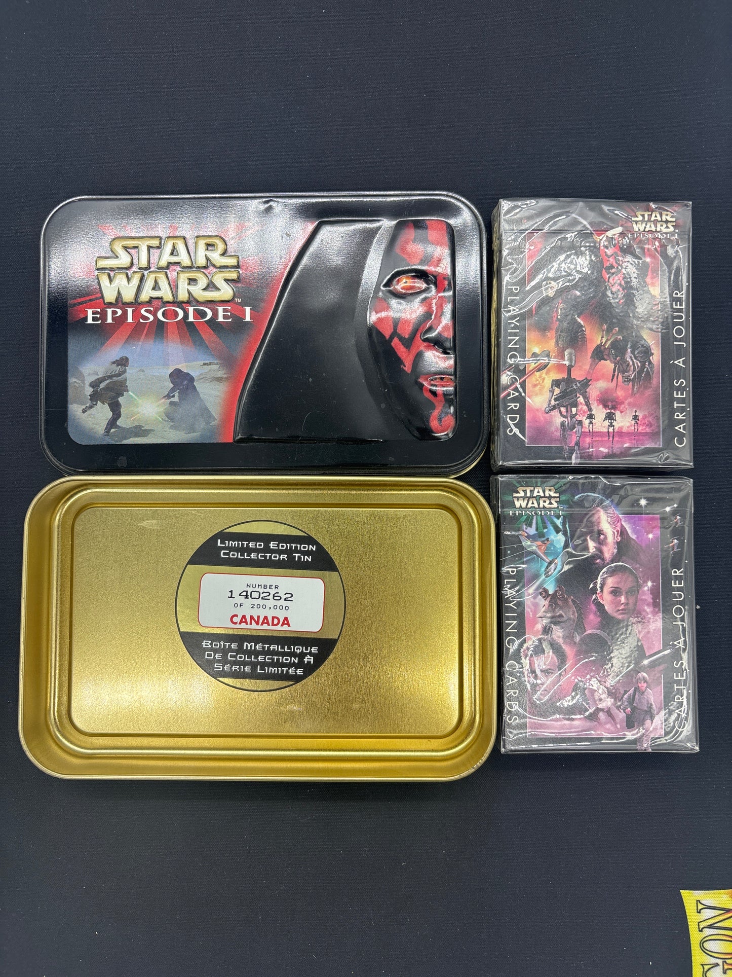 Auction Lot 413: Star Wars Episode Playing Cards Sealed