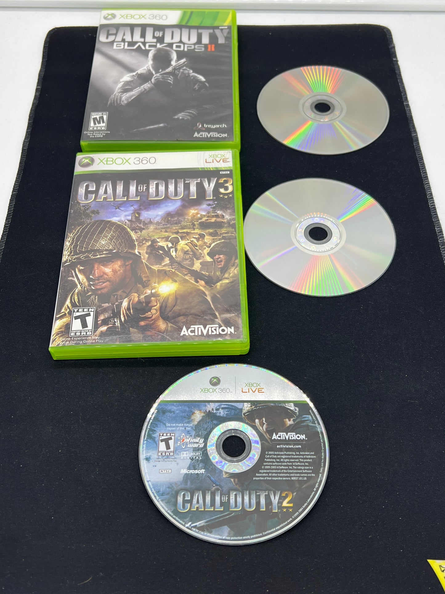 Auction Lot 192: XBOX 360 Video Game Call of Duty Lot