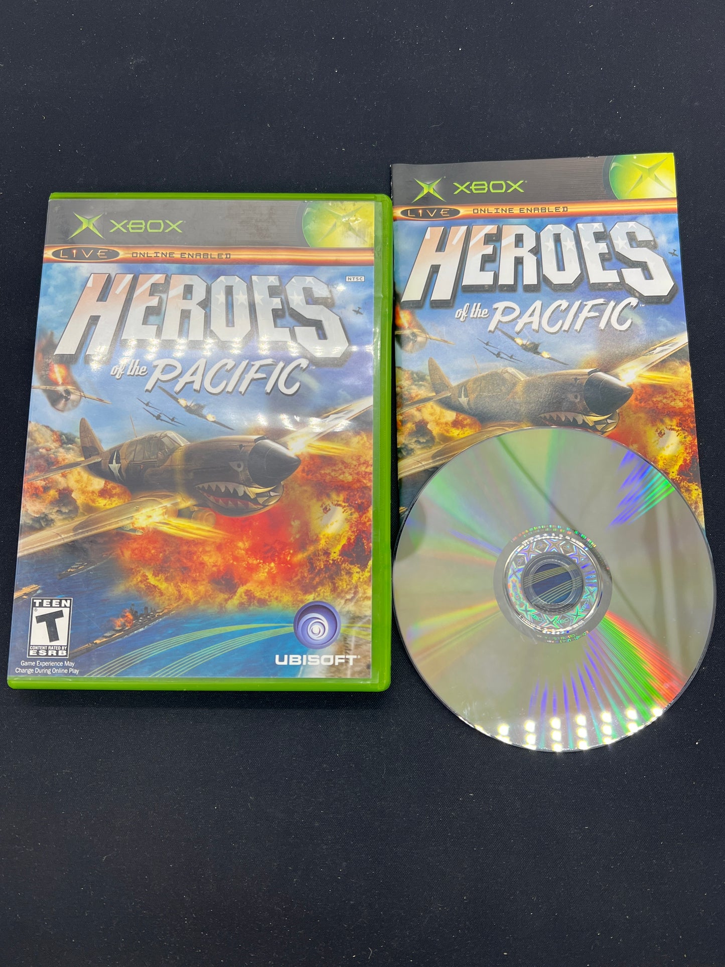 Auction Lot 57: XBOX Video Game Heroes of the Pacific CIB