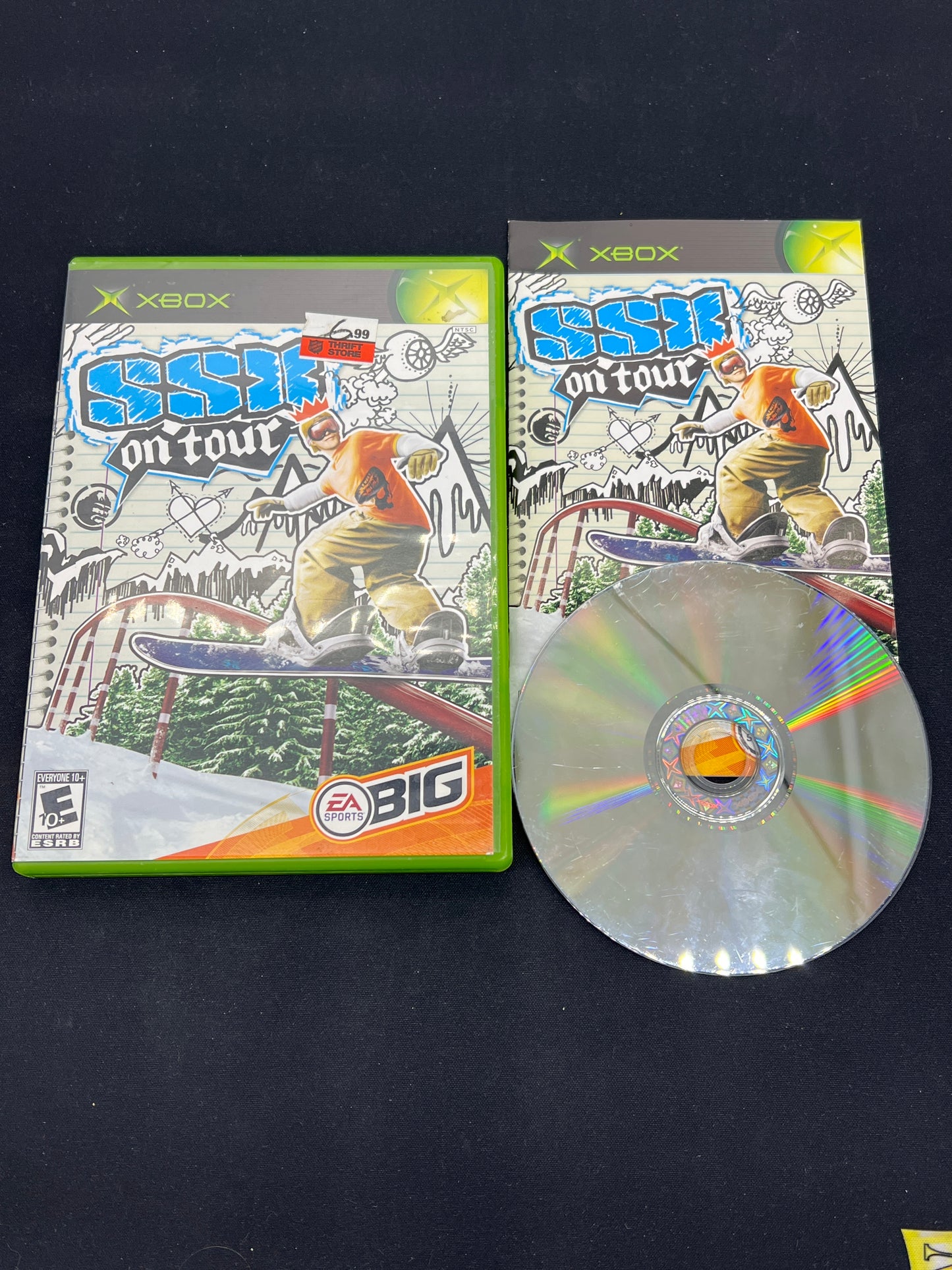 Auction Lot 116: XBOX Video Game SSX On Tour CIB