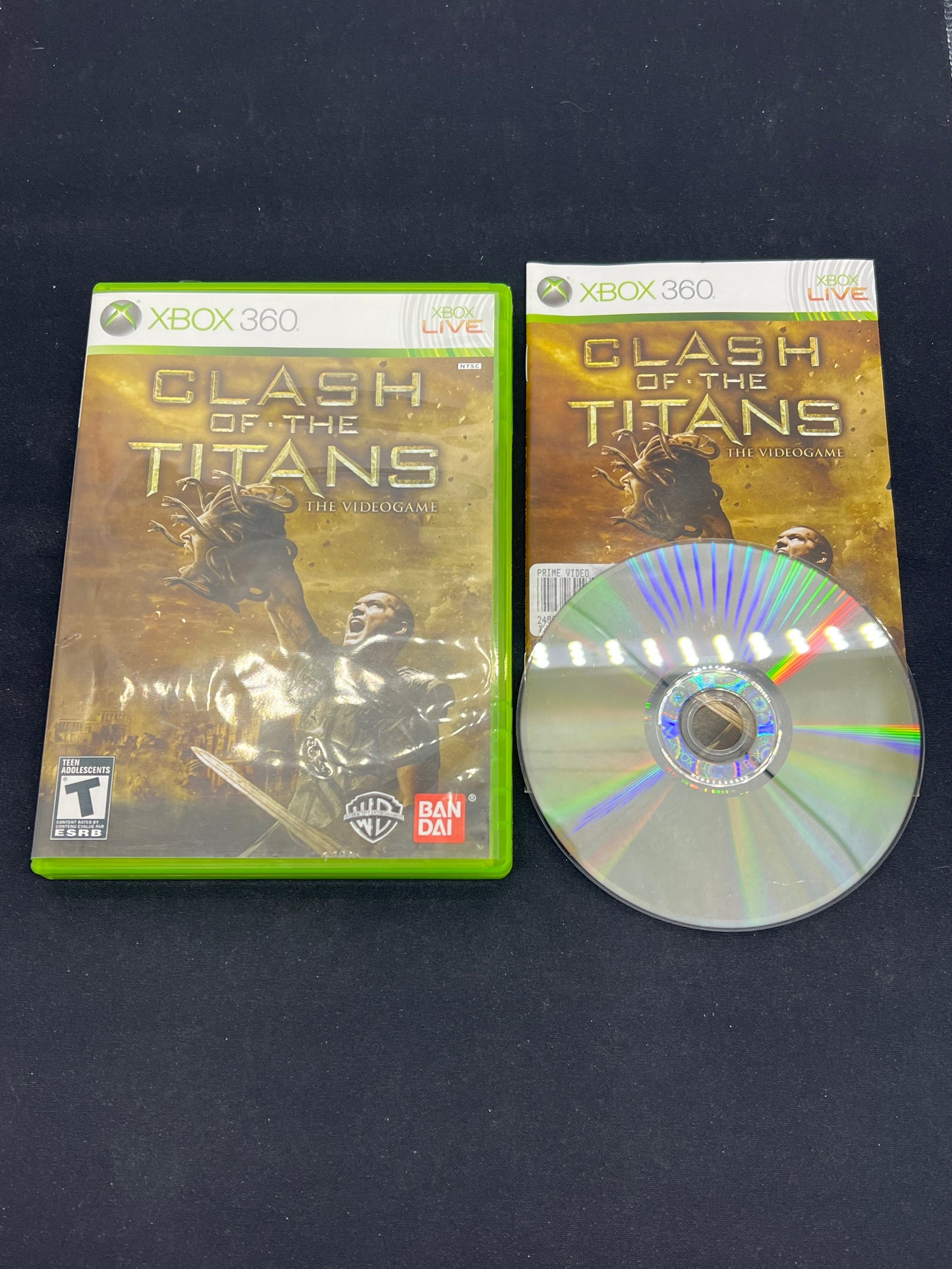Auction Lot 111: XBOX 360 Video Game Clash of the Titans CIB