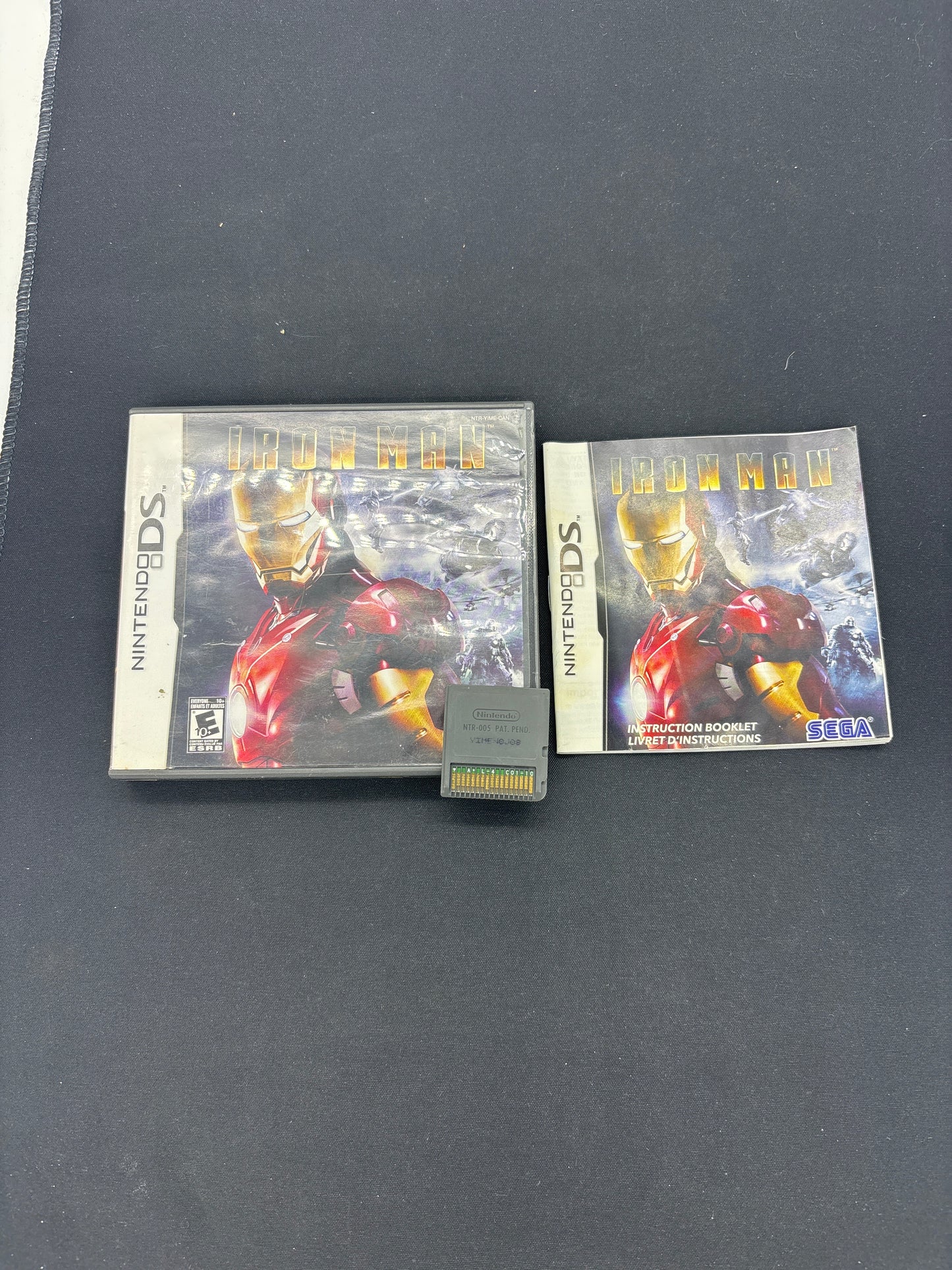 Auction Lot 61: Iron Man Video Game Nintendo DS CIB