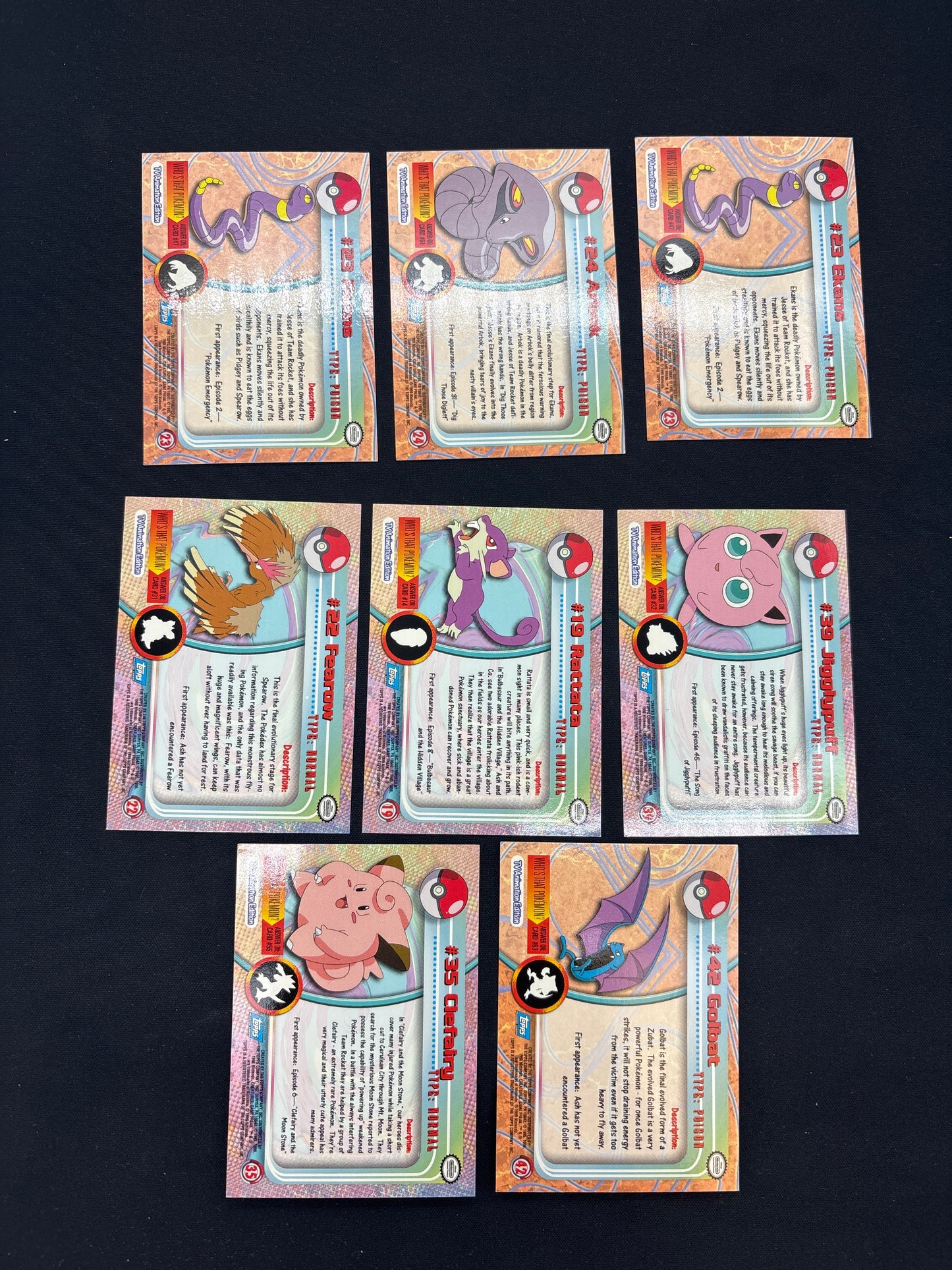 Auction Lot 120: Pokemon Topps Chrome Card Lot 7 Conditions Vary