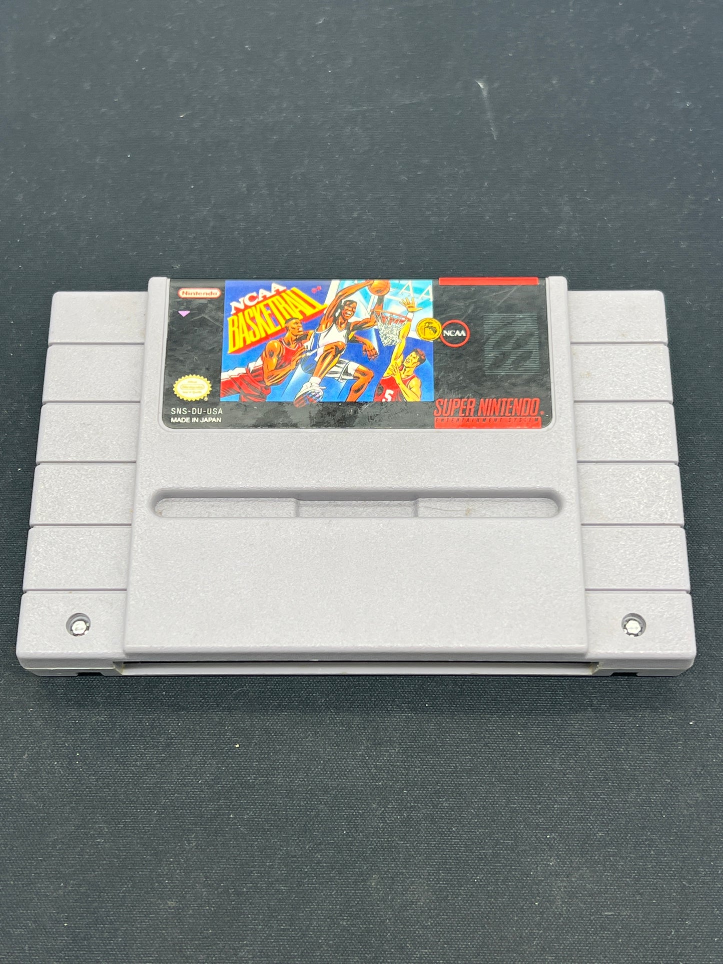 Auction Lot 154: Nintendo SNES Video Game NCAA Basketball Loose