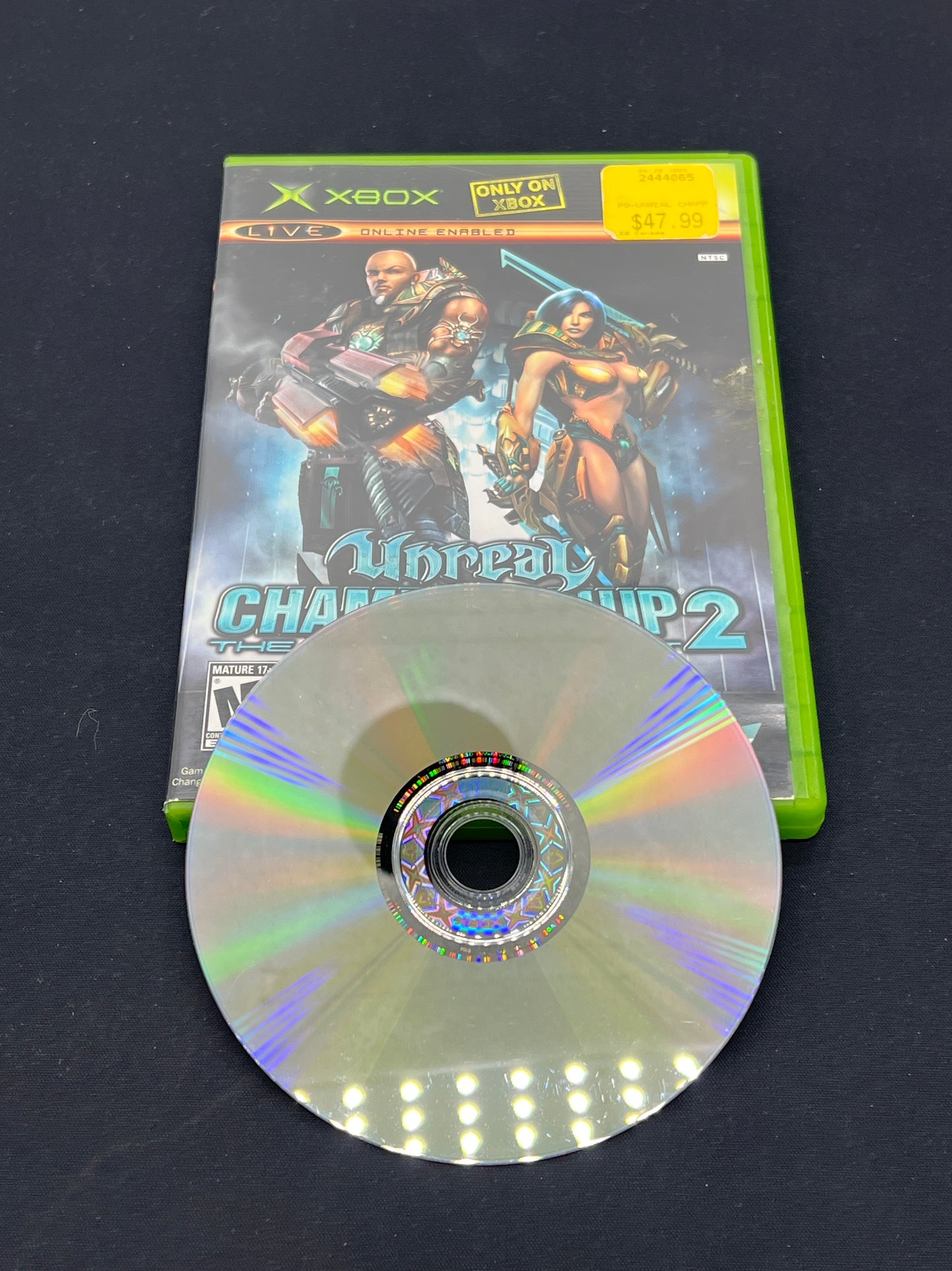 Auction Lot 169: XBOX Video Game Unreal Tournament 2