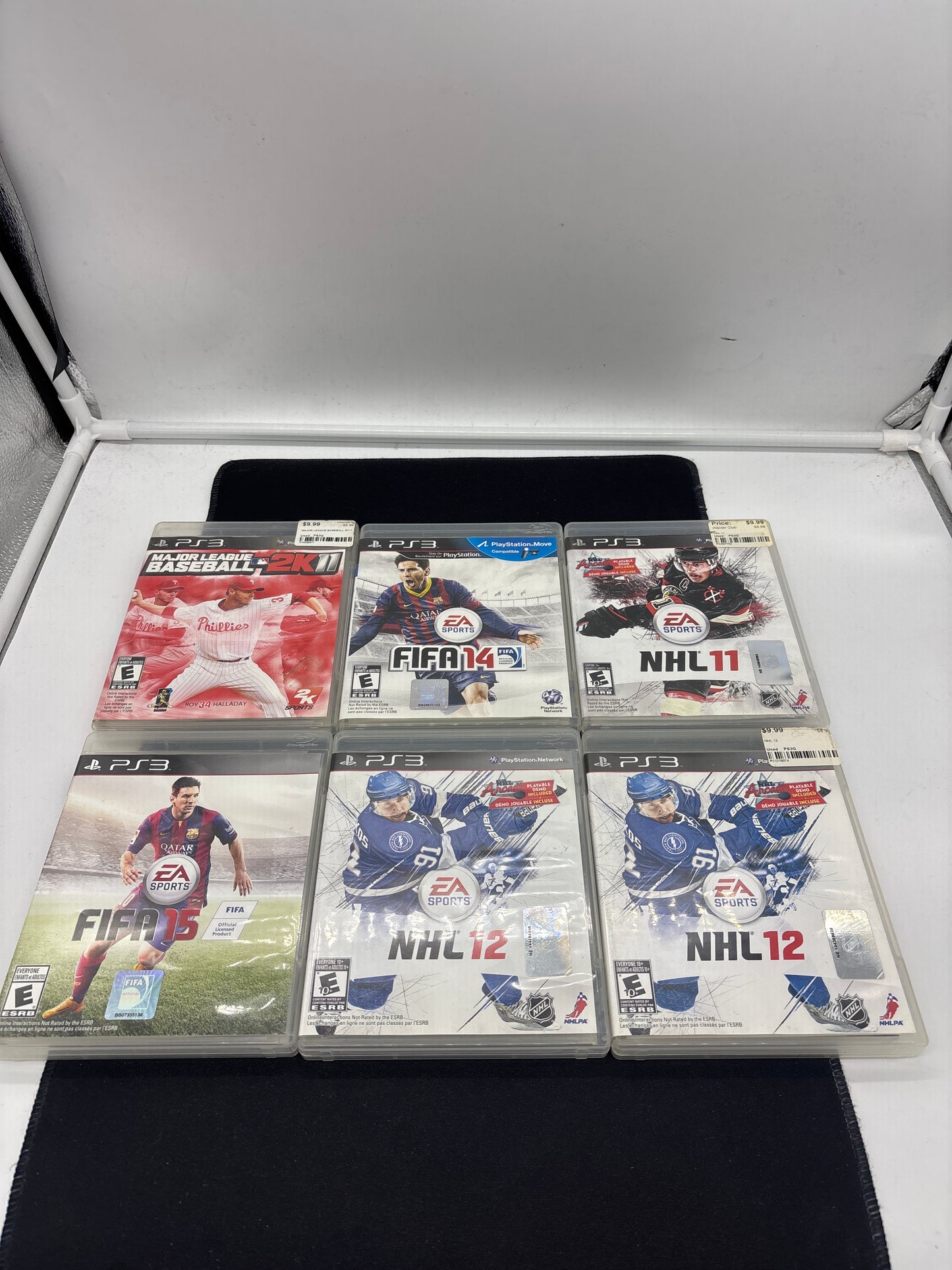 Auction Lot 257: PlayStation 3 Video Game Lot of 6 Assorted Sports Titles CIB