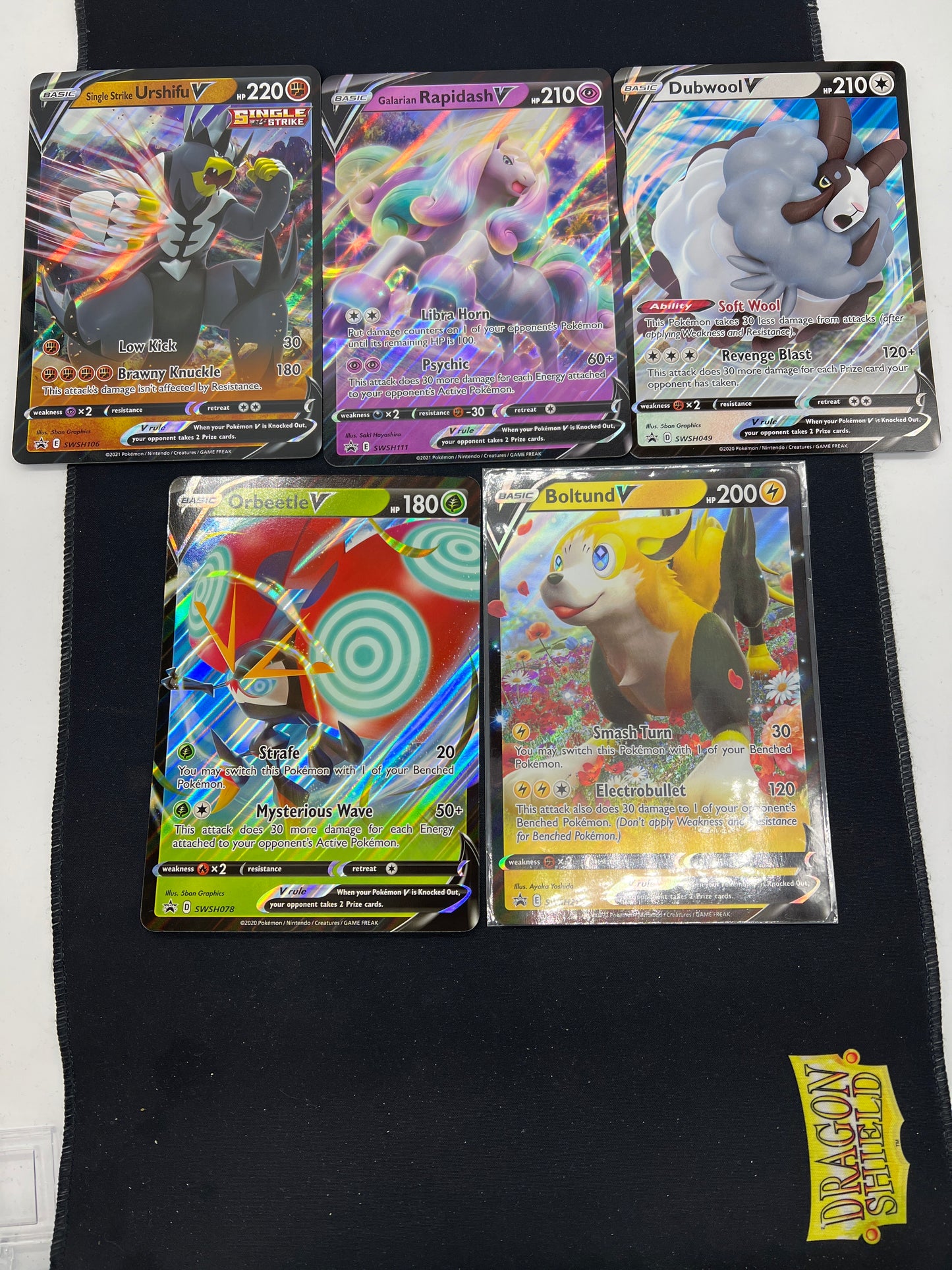 Auction Lot 71: Pokemon Cards Lot of 5 Assorted Jumbo Conditions Vary Lot 2