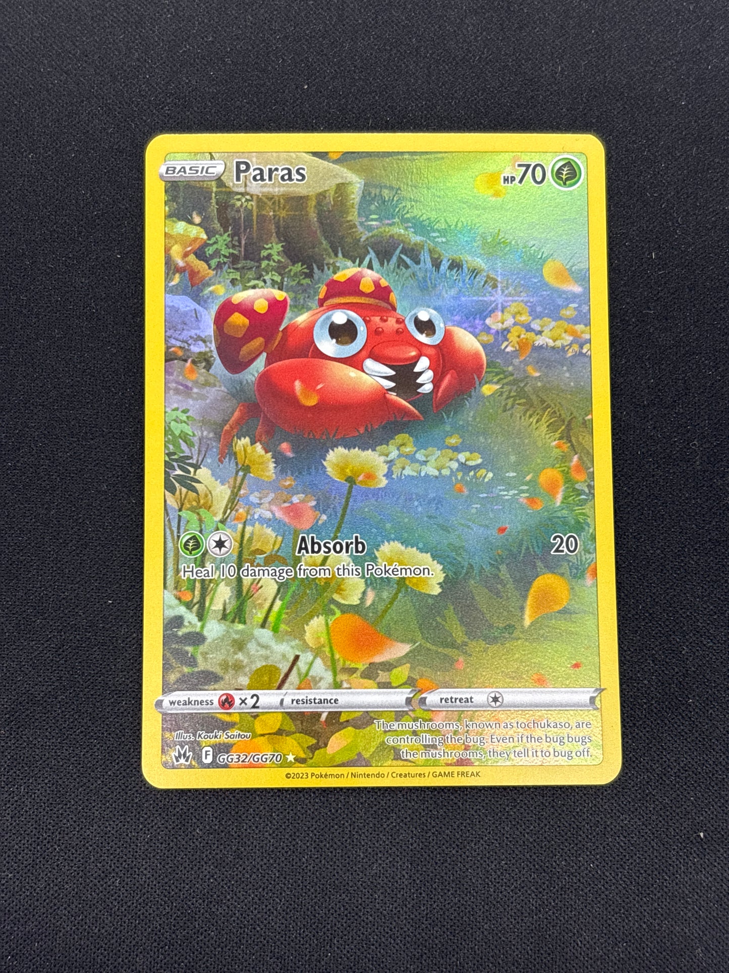 Auction Lot 162: Paras Galarian Gallery Pokemon Crown Zenith Card Conditions Vary