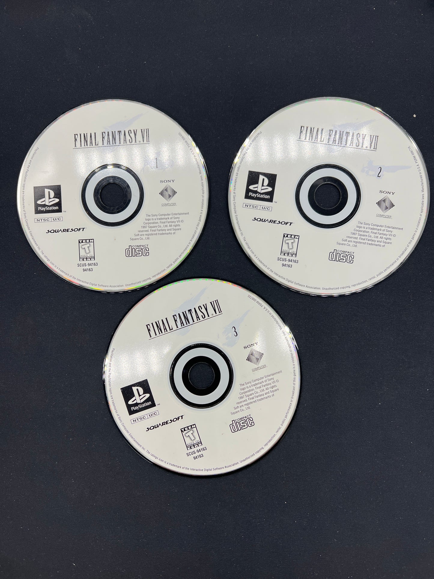 Auction Lot 338: PlayStation Video Game Final Fantasy 7 Loose