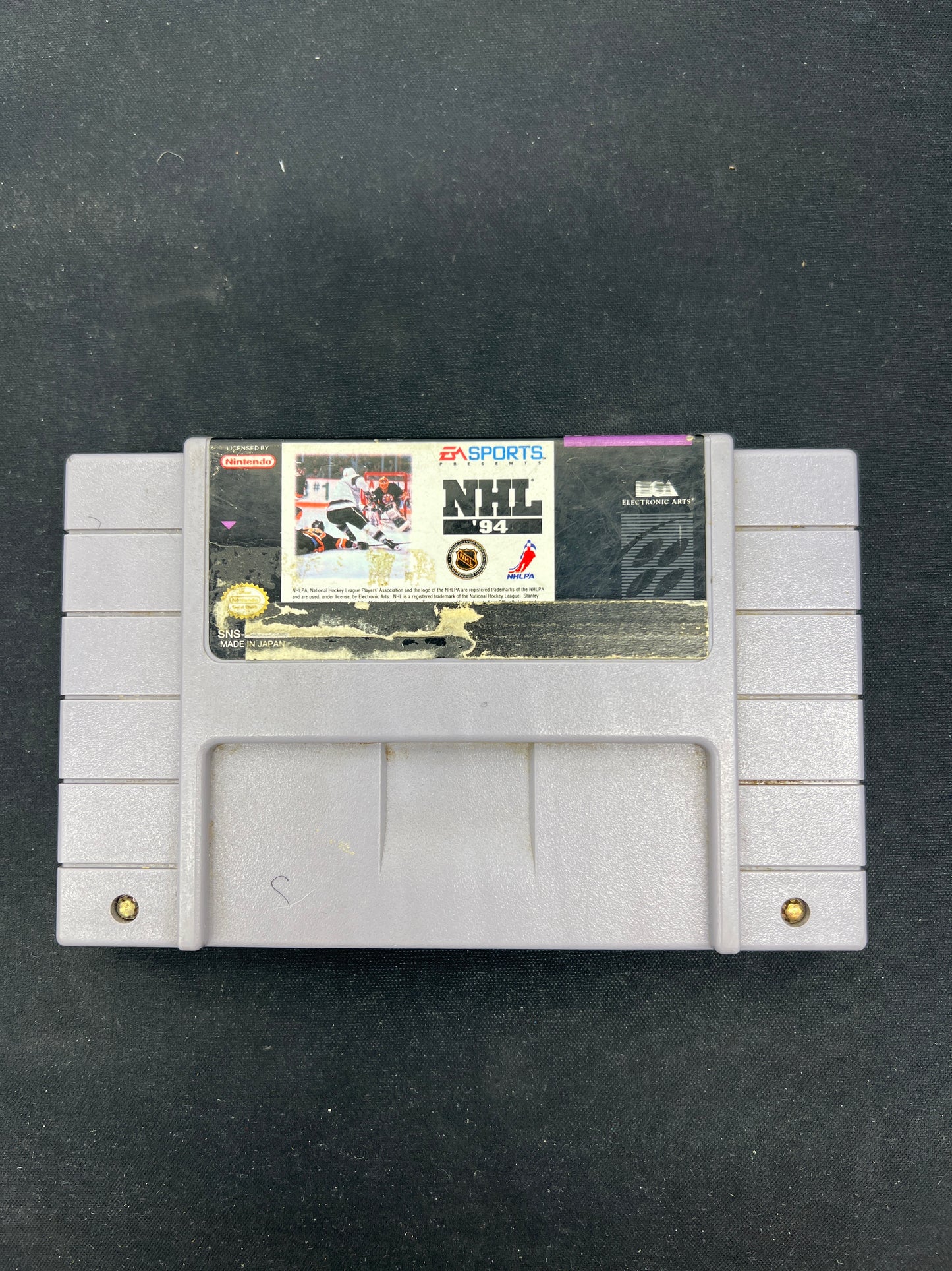 Auction Lot 328: Nintendo SNES Video Game Loose NHL 94