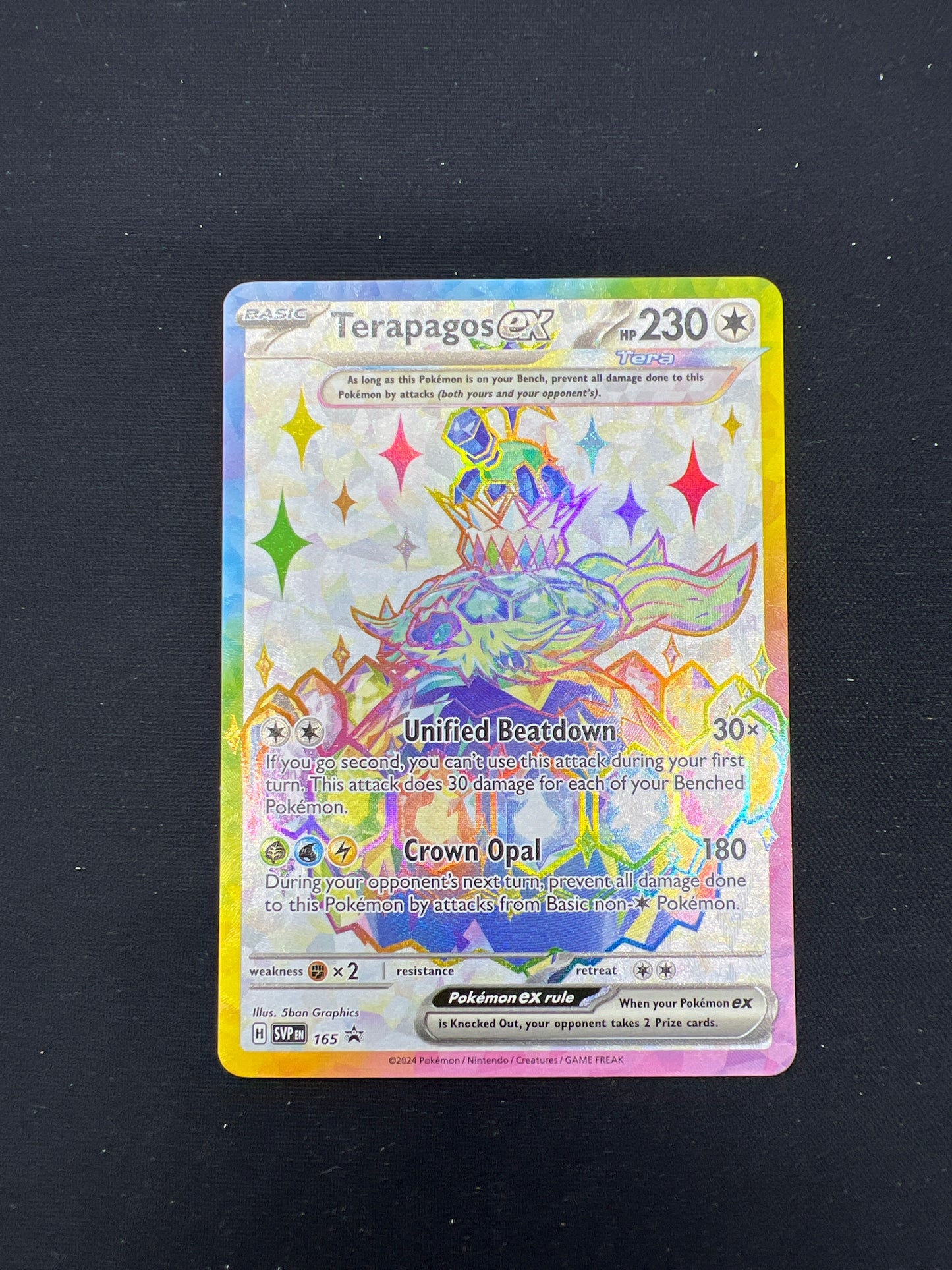 Auction Lot 228: Pokemon Cards Terapagos EX SV Promo Conditions Vary
