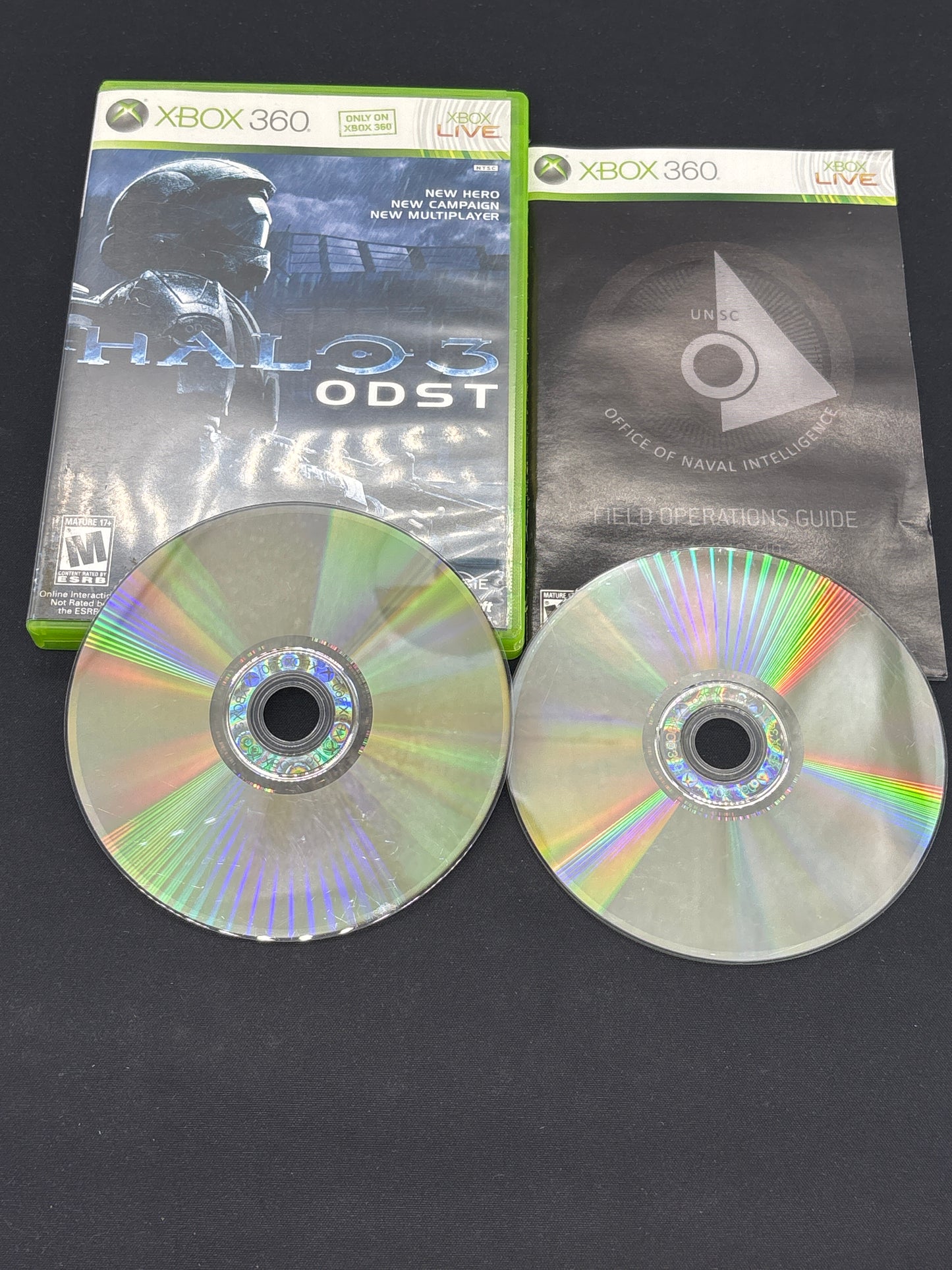 Auction Lot 184: Halo 3 ODST Video Game XBOX 360 CIB