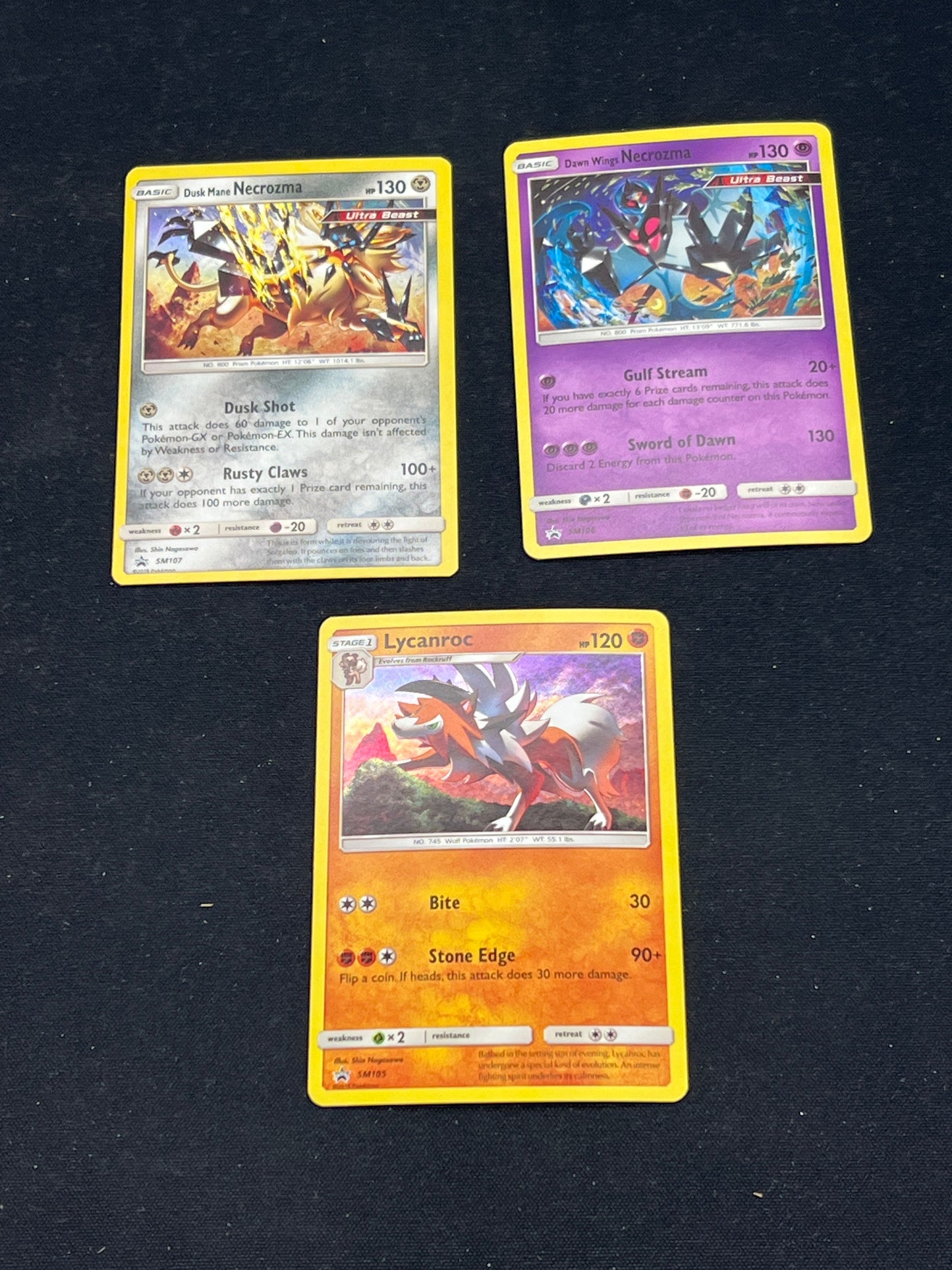 Auction Lot 238: Pokemon Cards Lot of 3 Assorted Holo Rares Conditions Vary