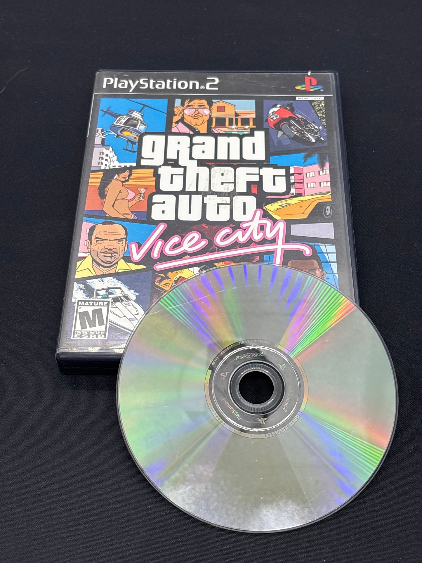 Auction Lot 151: PlayStation 2 Grand Theft Auto Vice City with Case & Disc