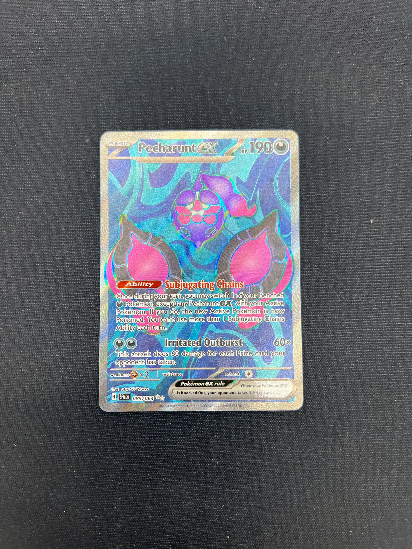 Auction Lot 219: Pokemon Cards Pecharunt EX Full Art Shrouded Fable Conditions Vary