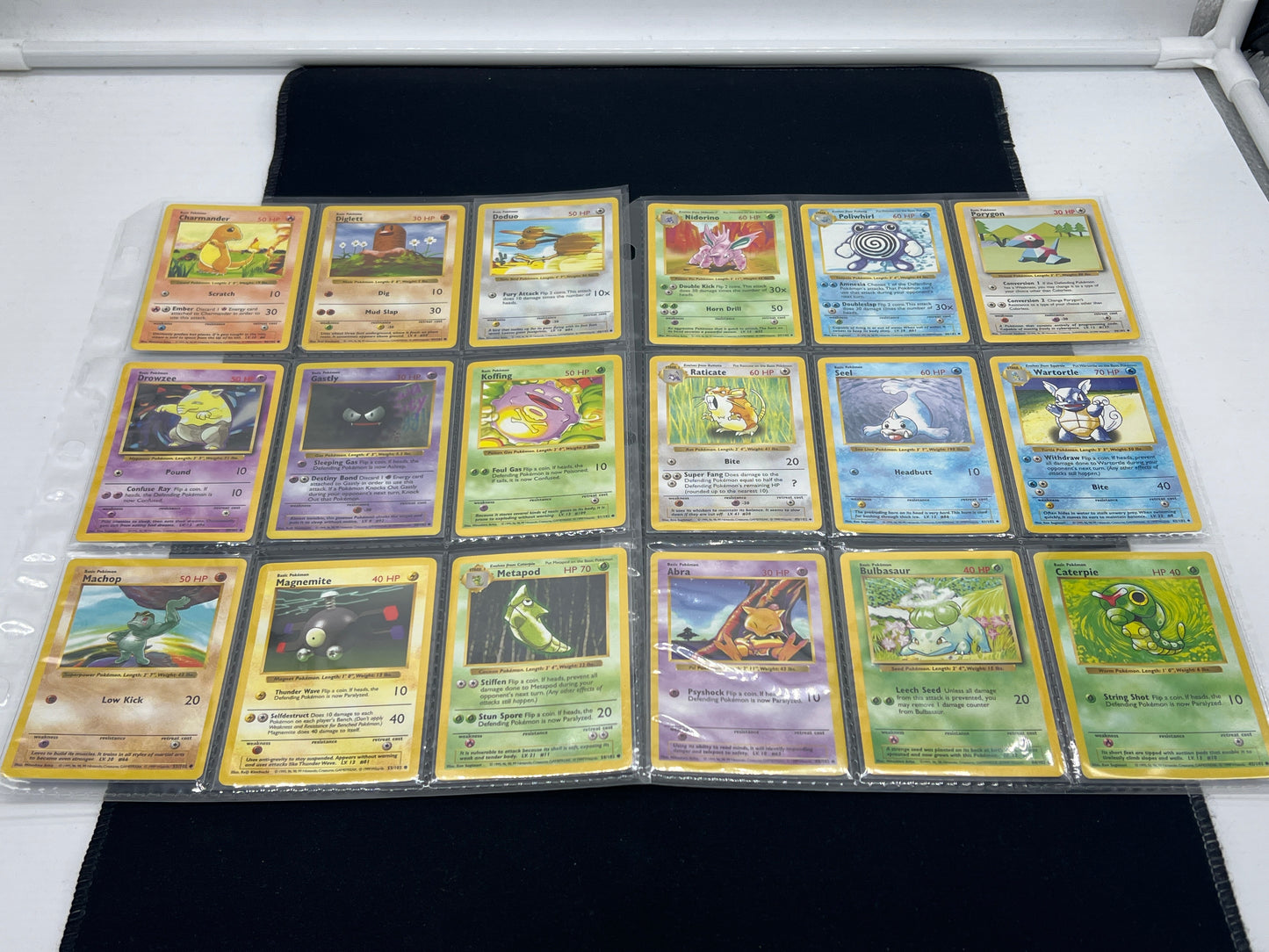 Auction Lot 1: Pokémon Complete Base Set Conditions Vary
