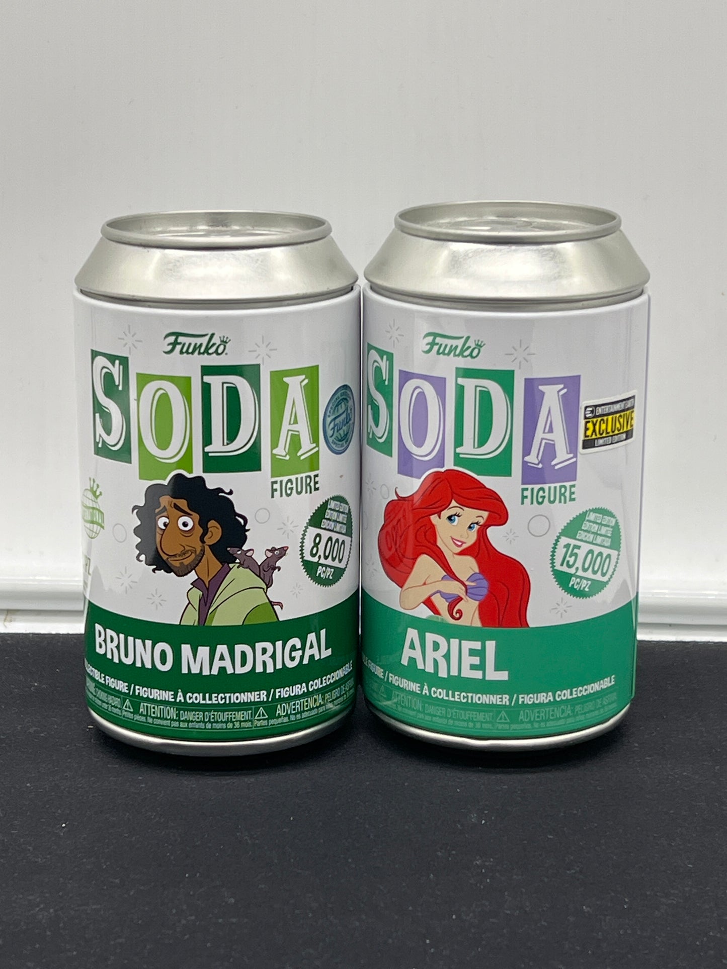 Auction Lot 39: Funko Soda Lot of 2 Bruno Madrigal & Ariel
