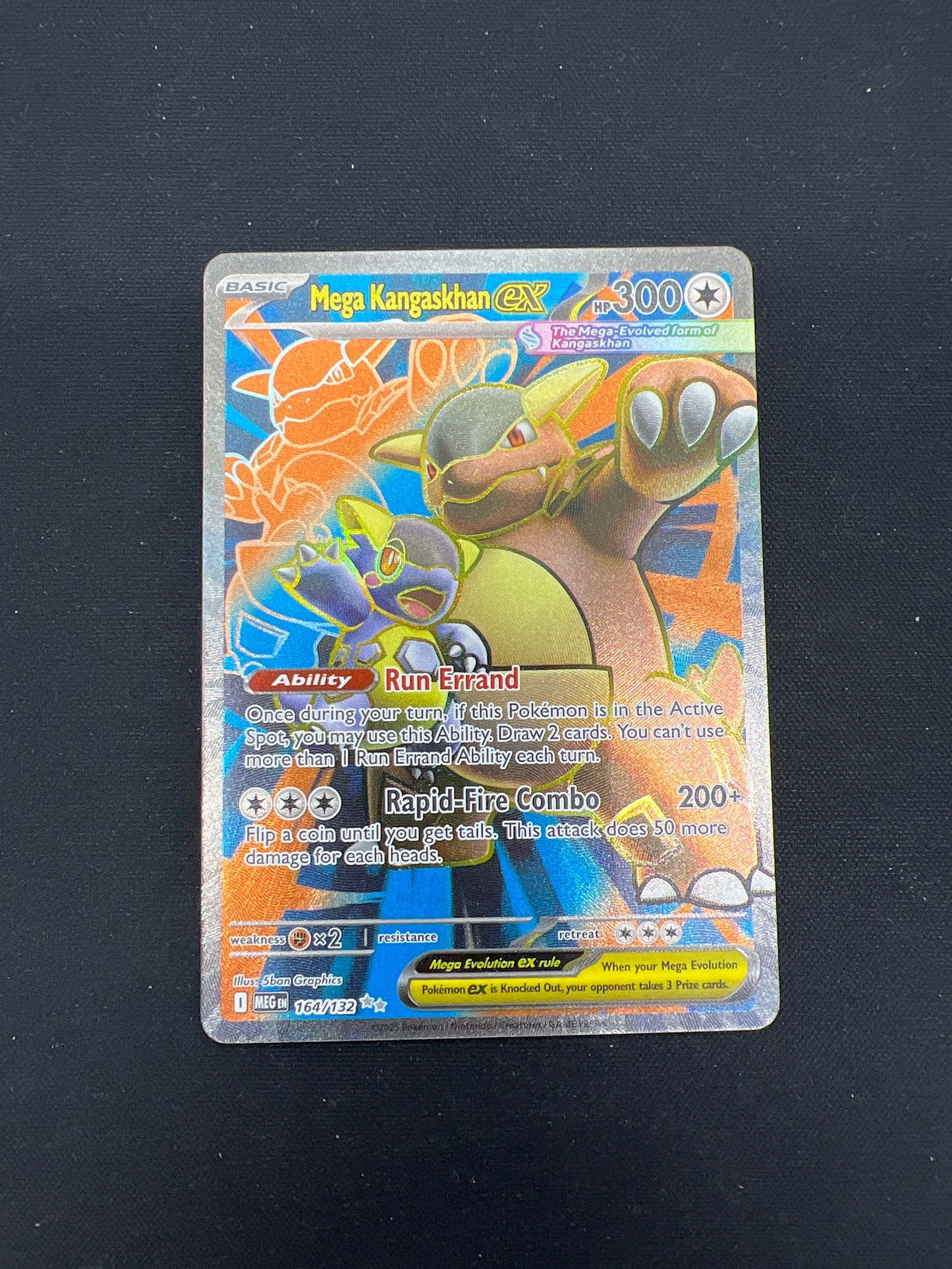 Auction Lot 291: Pokemon Cards Mega Kangaskhan EX Full Art Conditions Vary