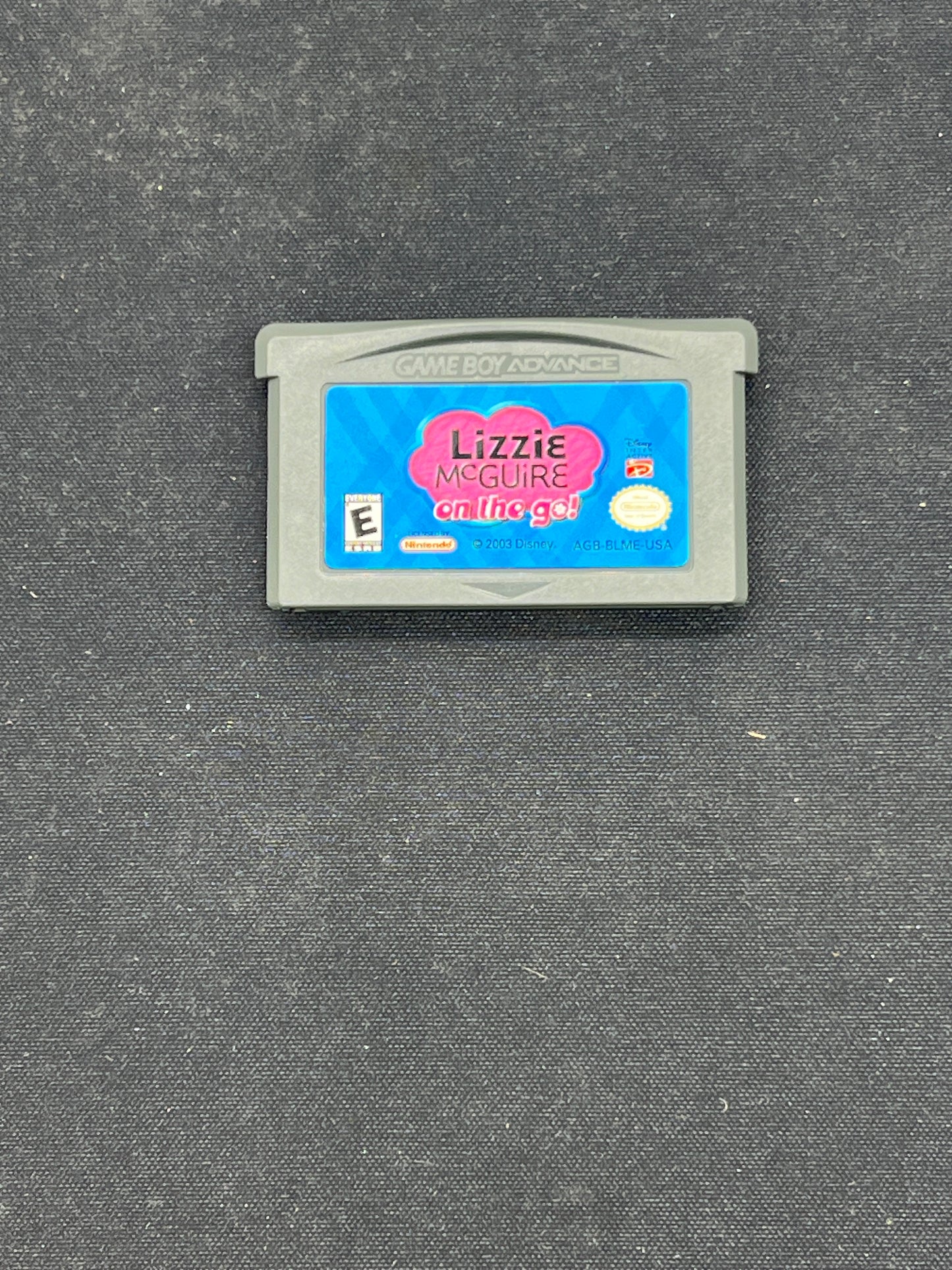 Auction Lot 209: Gameboy Advance Lizzie McGuire On the Go Cartridge Only
