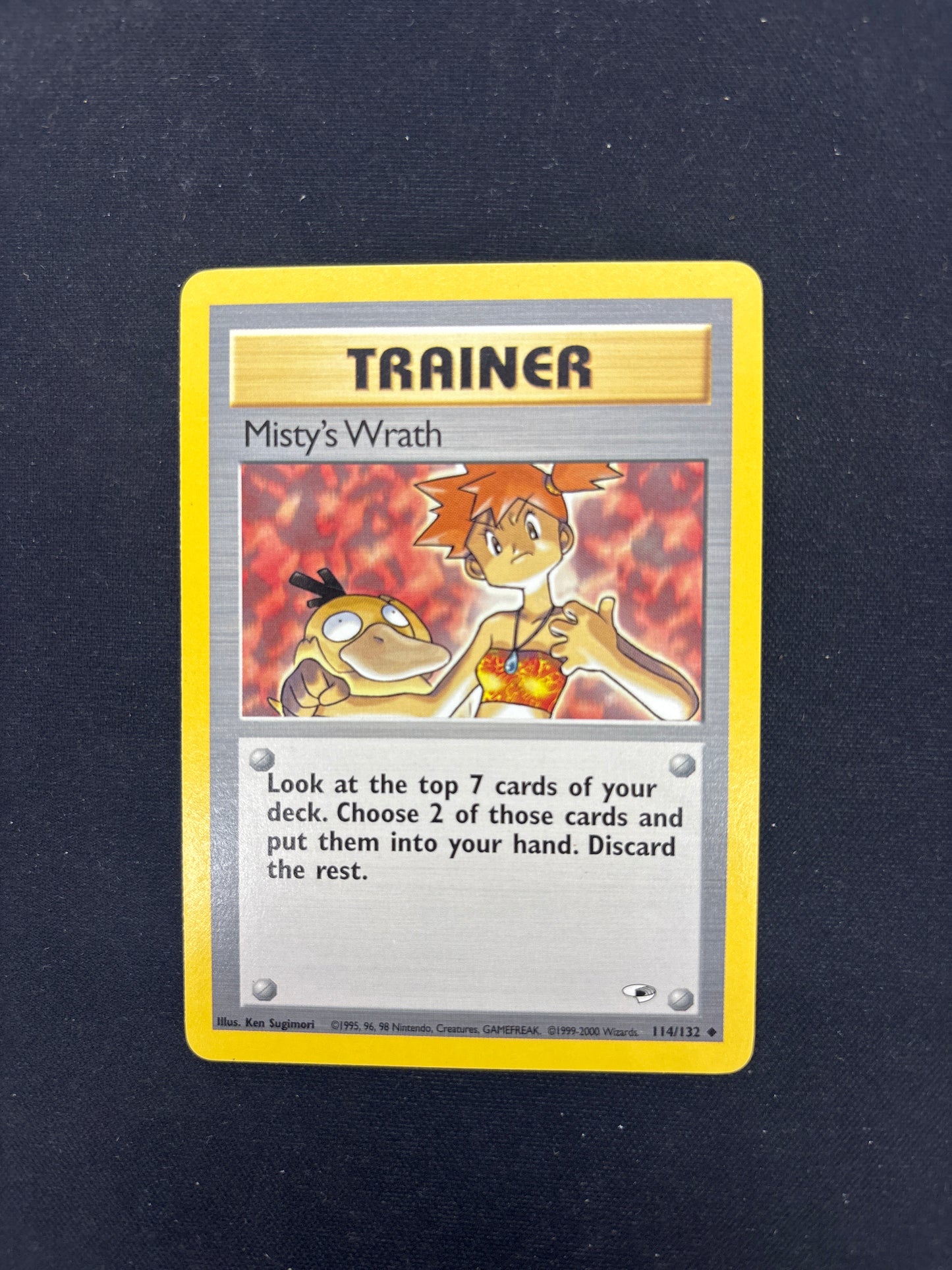 Auction Lot 188: Pokemon Card Misty's Wrath Gym Heroes Conditions Vary