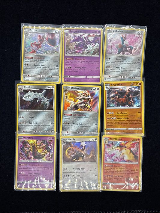 Auction Lot 37: Pokemon Sun & Moon Era Holo Rare Card Lot 7 Conditions Vary