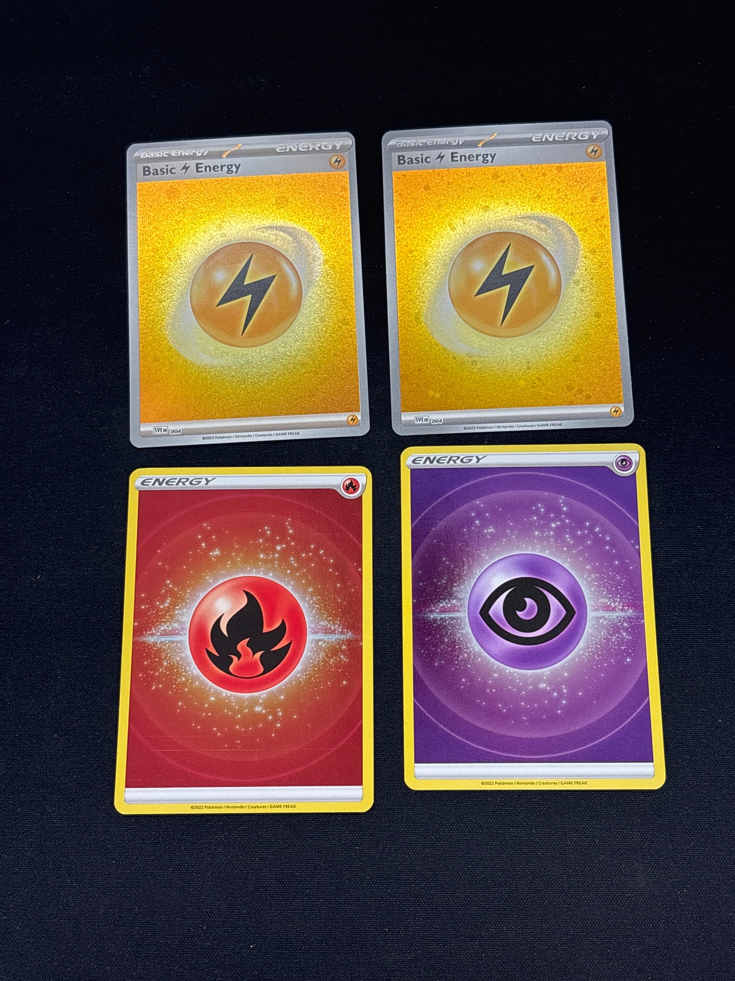 Auction Lot 58: Pokemon Assorted Holo Energy Card Lot Conditions Vary