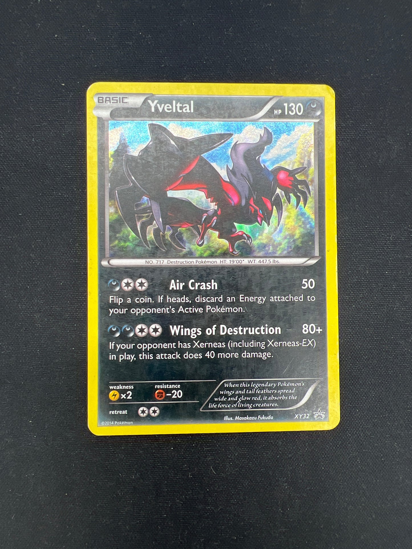 Auction Lot 236: Pokemon Cards Yveltal Holo BW Promo Condition Vary
