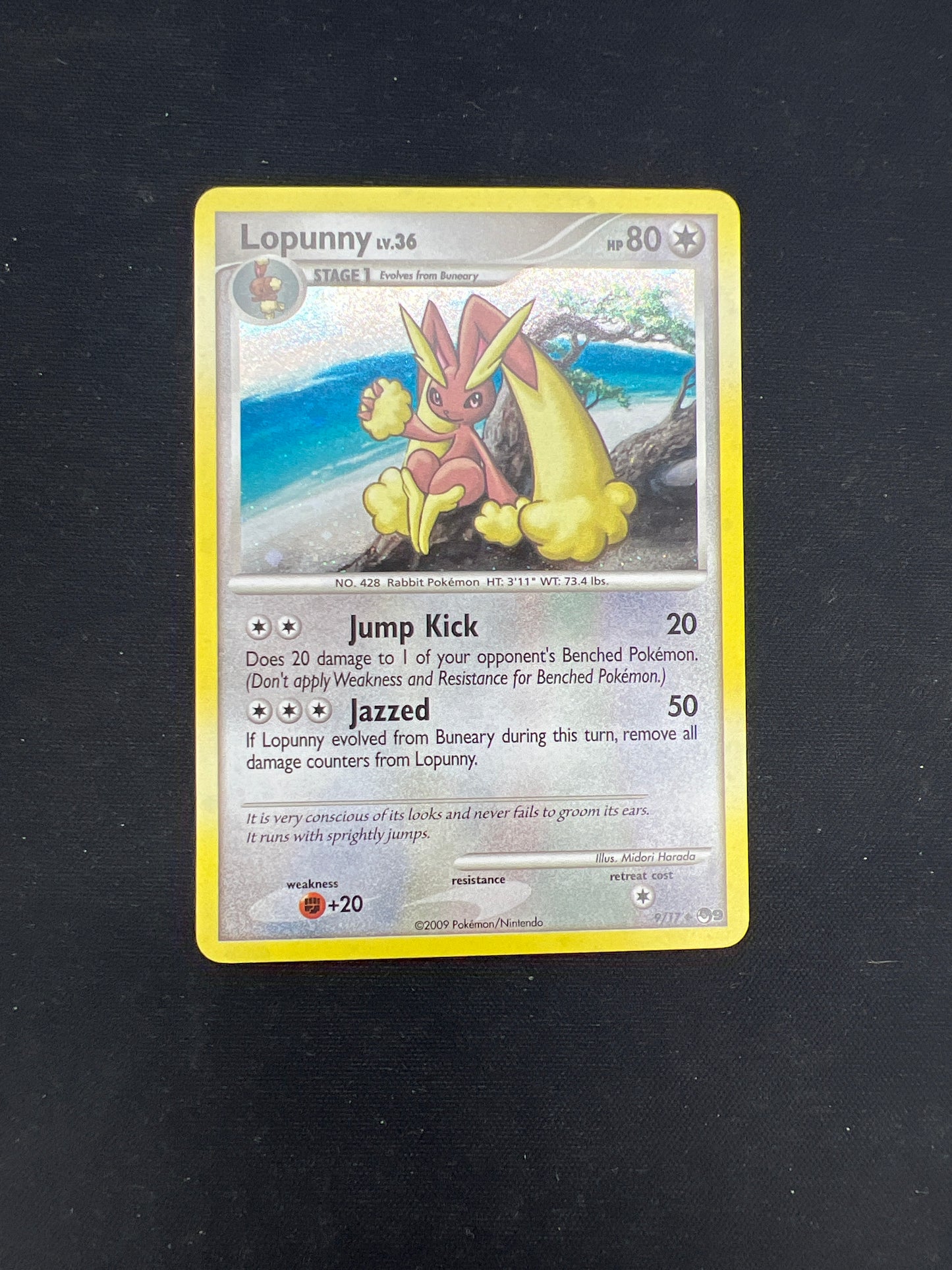 Auction Lot 225: Pokemon Cards Lopunny Holo Condition Vary