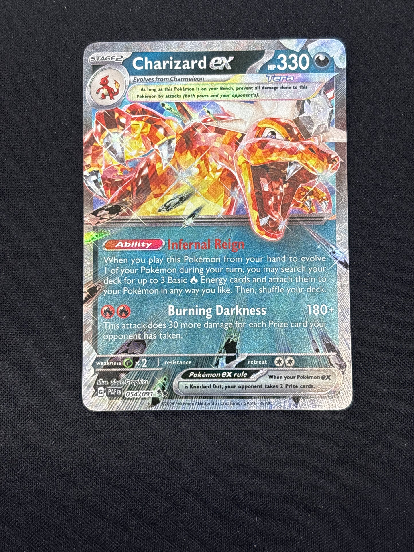 Auction Lot 196: Charizard EX Paldea Fates Card Conditions Vary