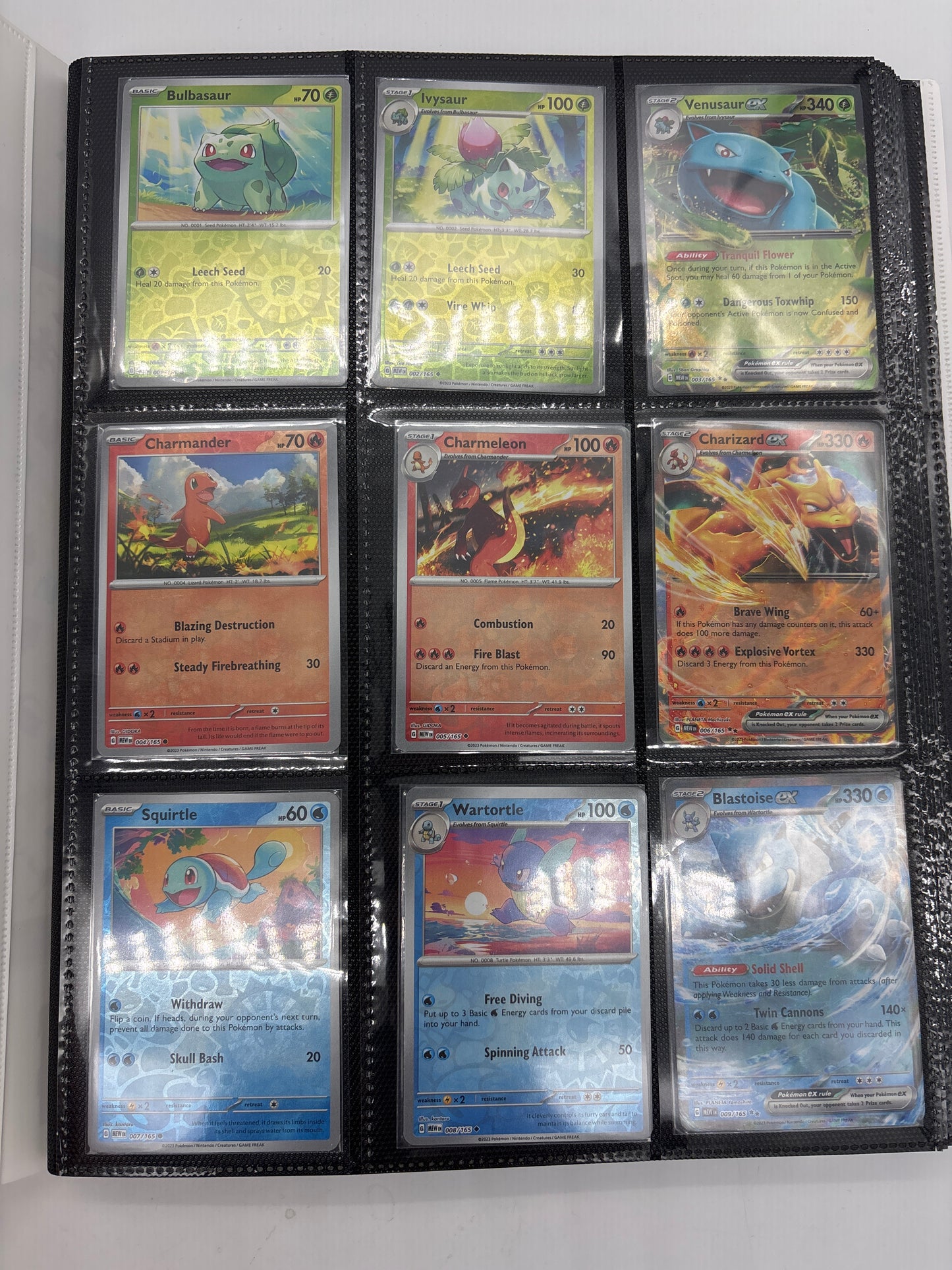 Auction Lot 57: Pokemon 151 Complete Reverse Holo and EX Base Set With Binder