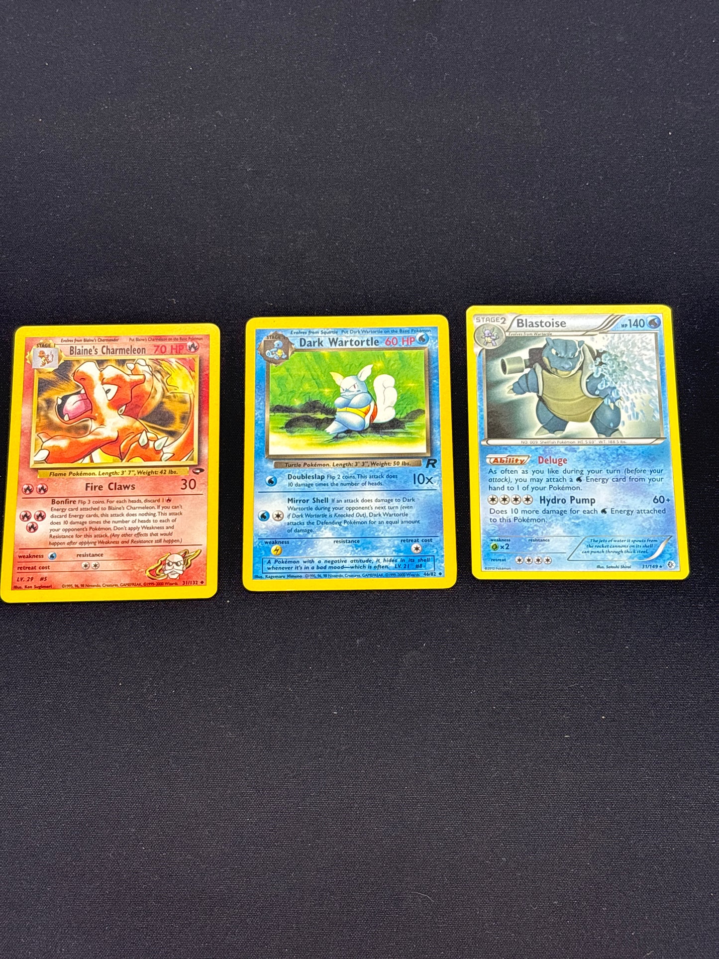 Auction Lot 311: Pokemon Evolution Line Card Lot Conditions Vary