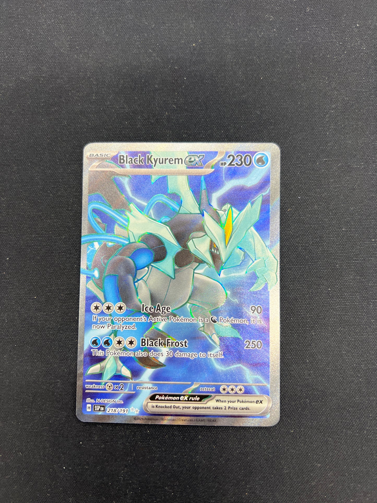 Auction Lot 127: Pokemon Cards Black Kyurem EX Surging Sparks Conditions Vary