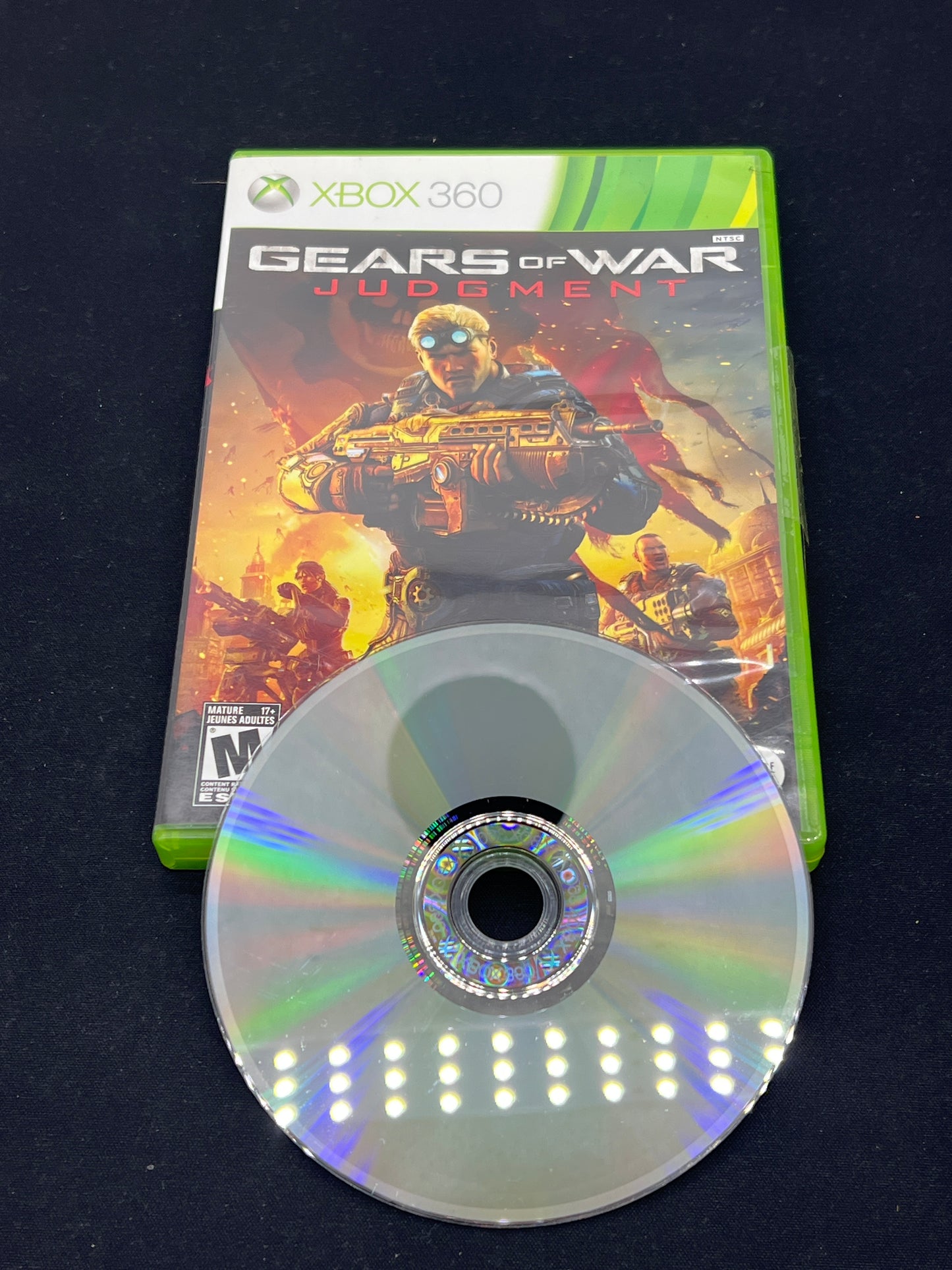 Auction Lot 198: XBOX 360 Game Lot of 4 Gears of War 2 3 Judgement