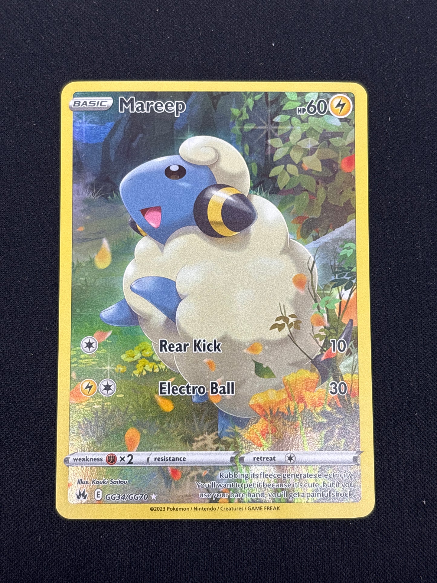 Auction Lot 163: Mareep Galarian Gallery Pokemon Crown Zenith Card Conditions Vary