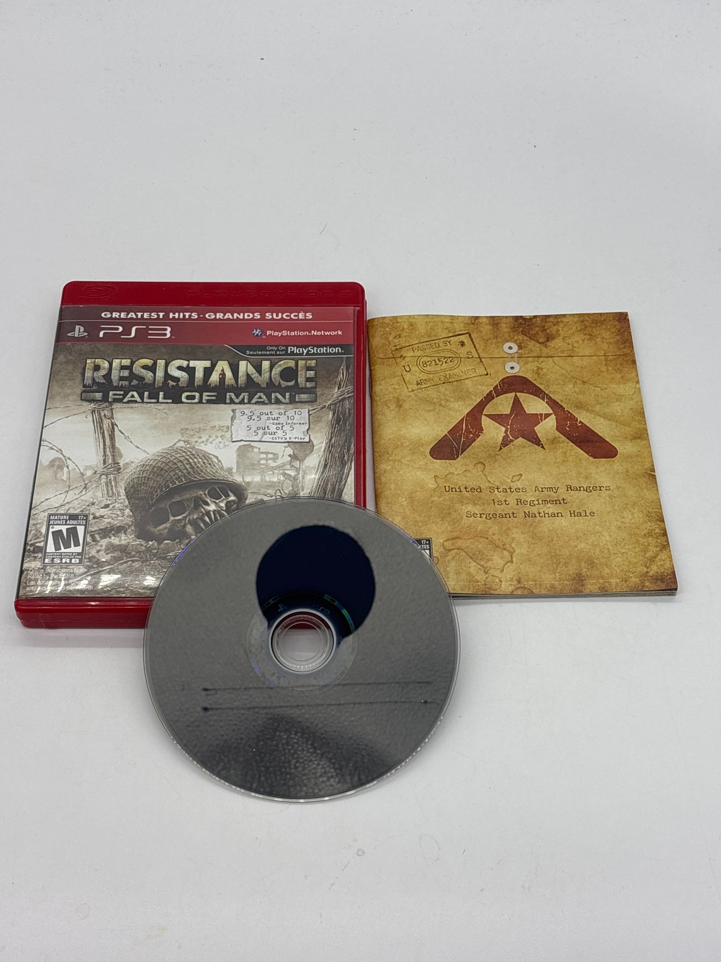 Auction Lot 94: Resistance Fall of Man Video Game Playstation 3 CIB