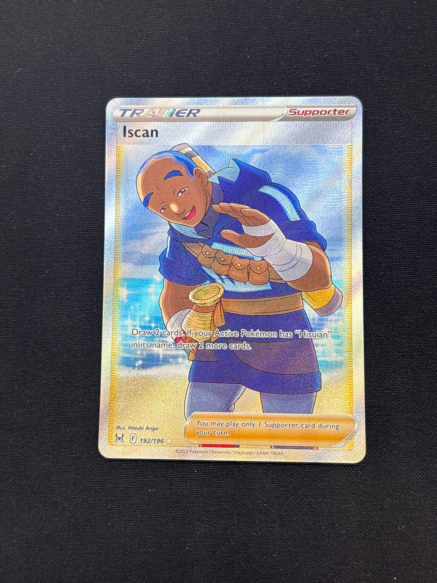 Auction Lot 170: Pokemon Iscan Full Art Card Conditions Vary