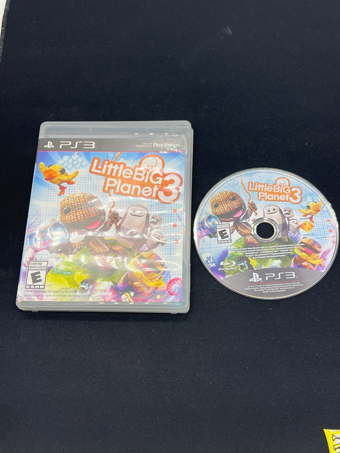 Auction Lot 140: PS3 Little Big Planet 3 Disc & Case