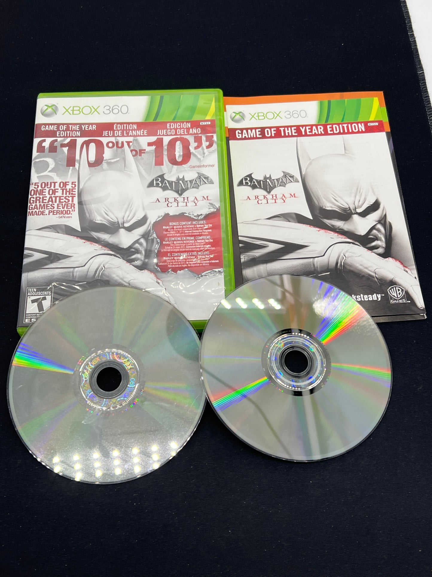 Auction Lot 26: XBOX 360 Video Game Batman Arkham City CIB