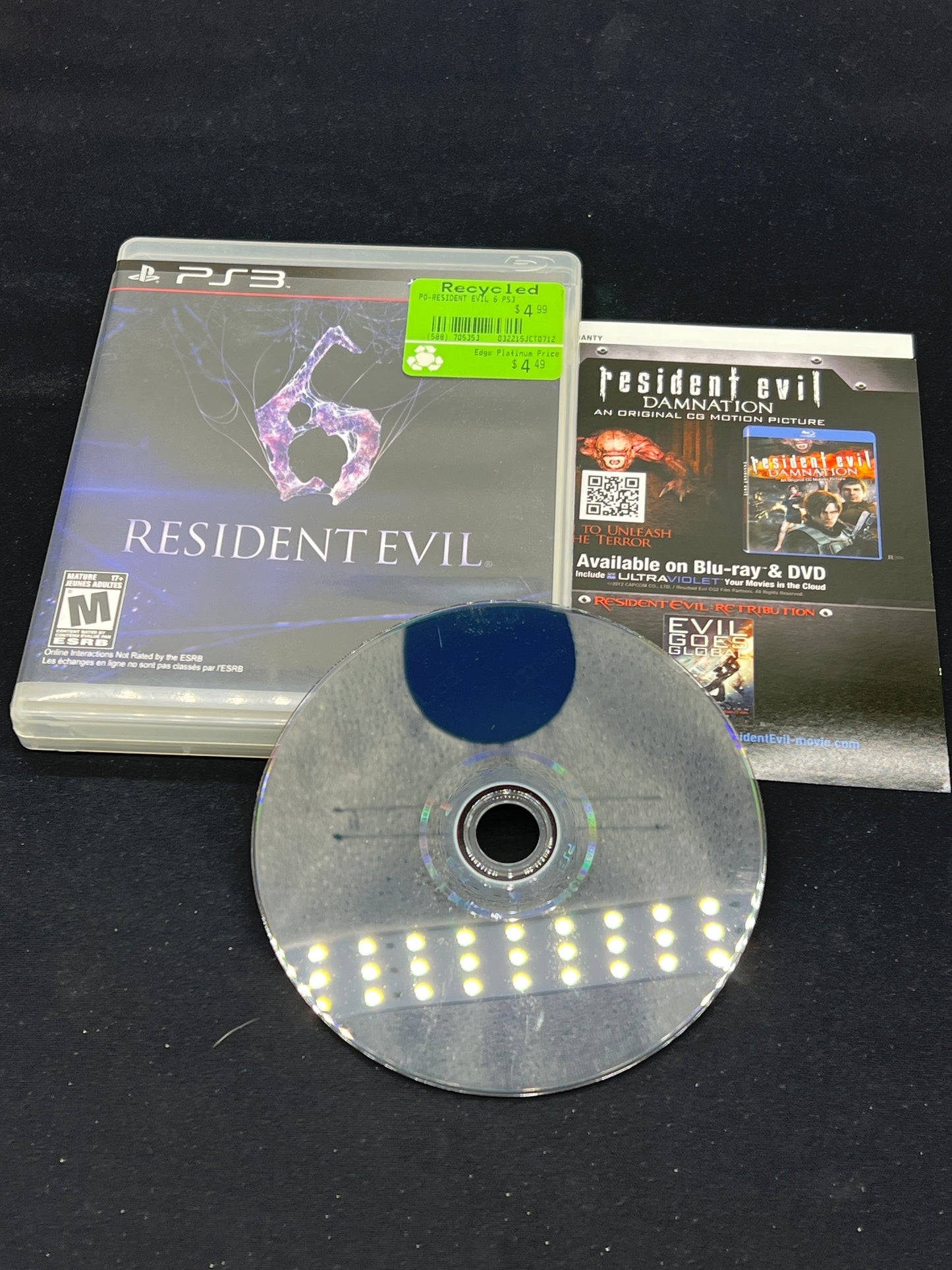 Auction Lot 193: PS3 Resident Evil CIB