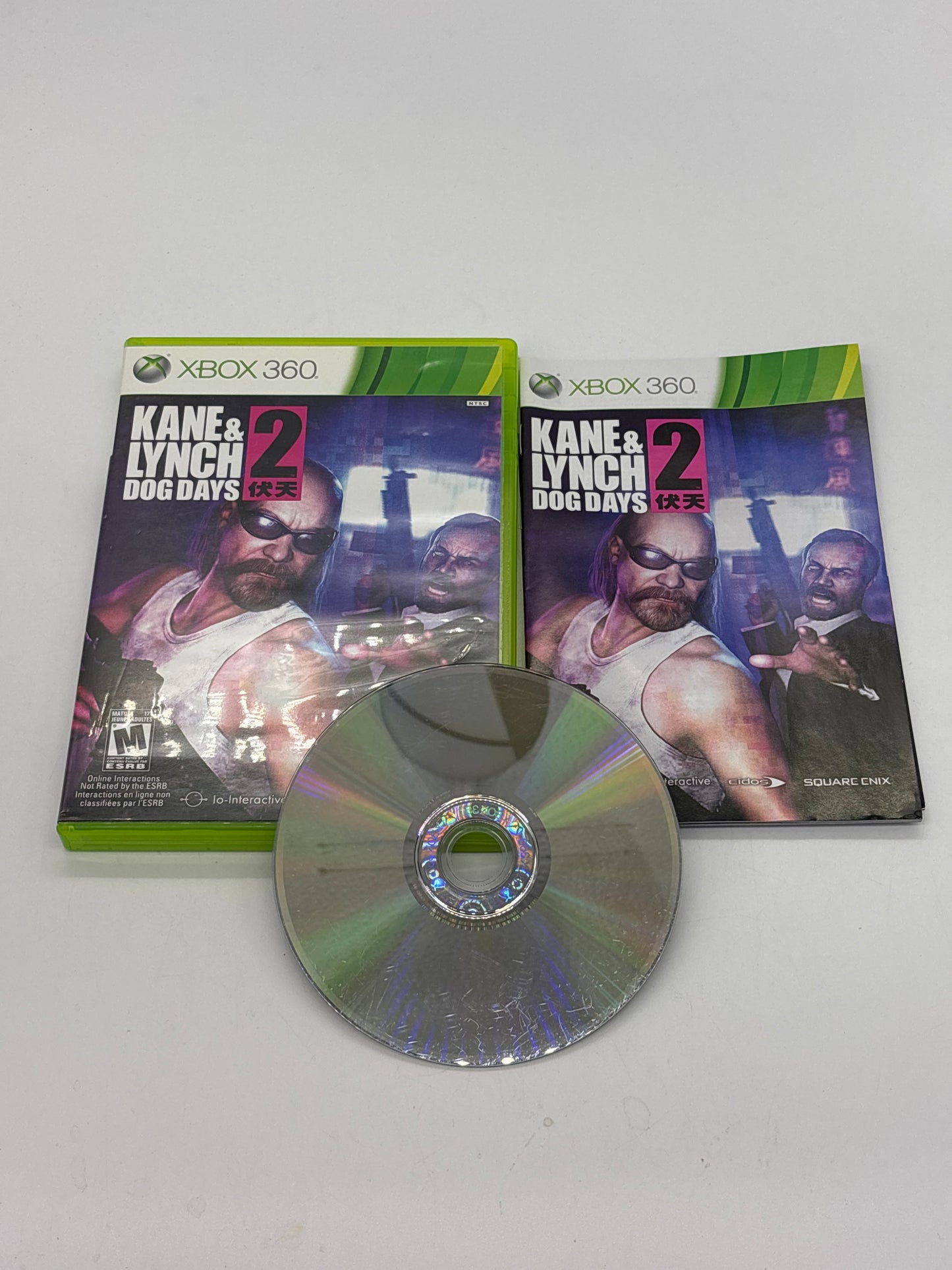 Auction Lot 165: Kane & Lynch 2 Dog Days Video Game XBOX 360 CIB
